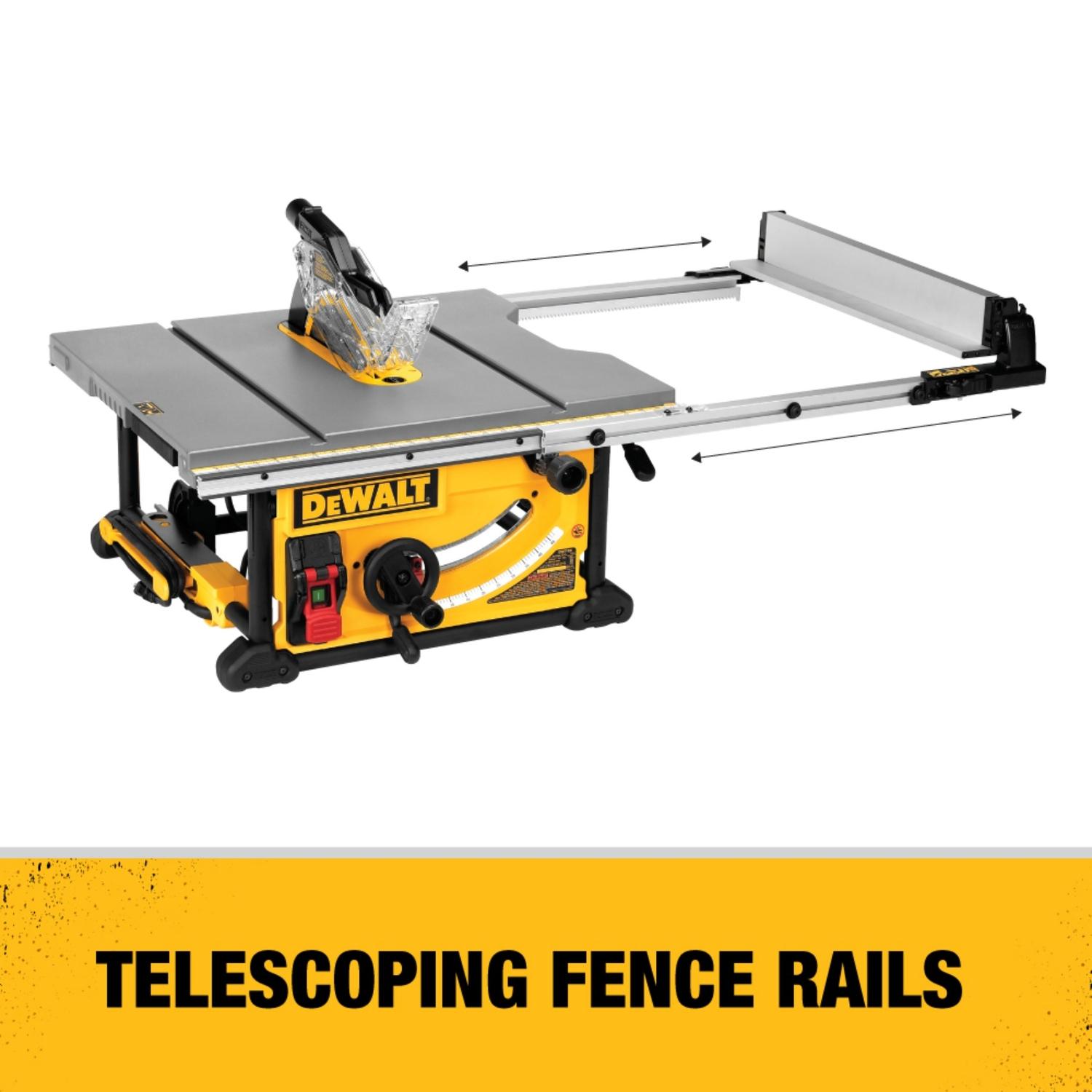 DeWalt 15 amps Corded 10 in. Table Saw