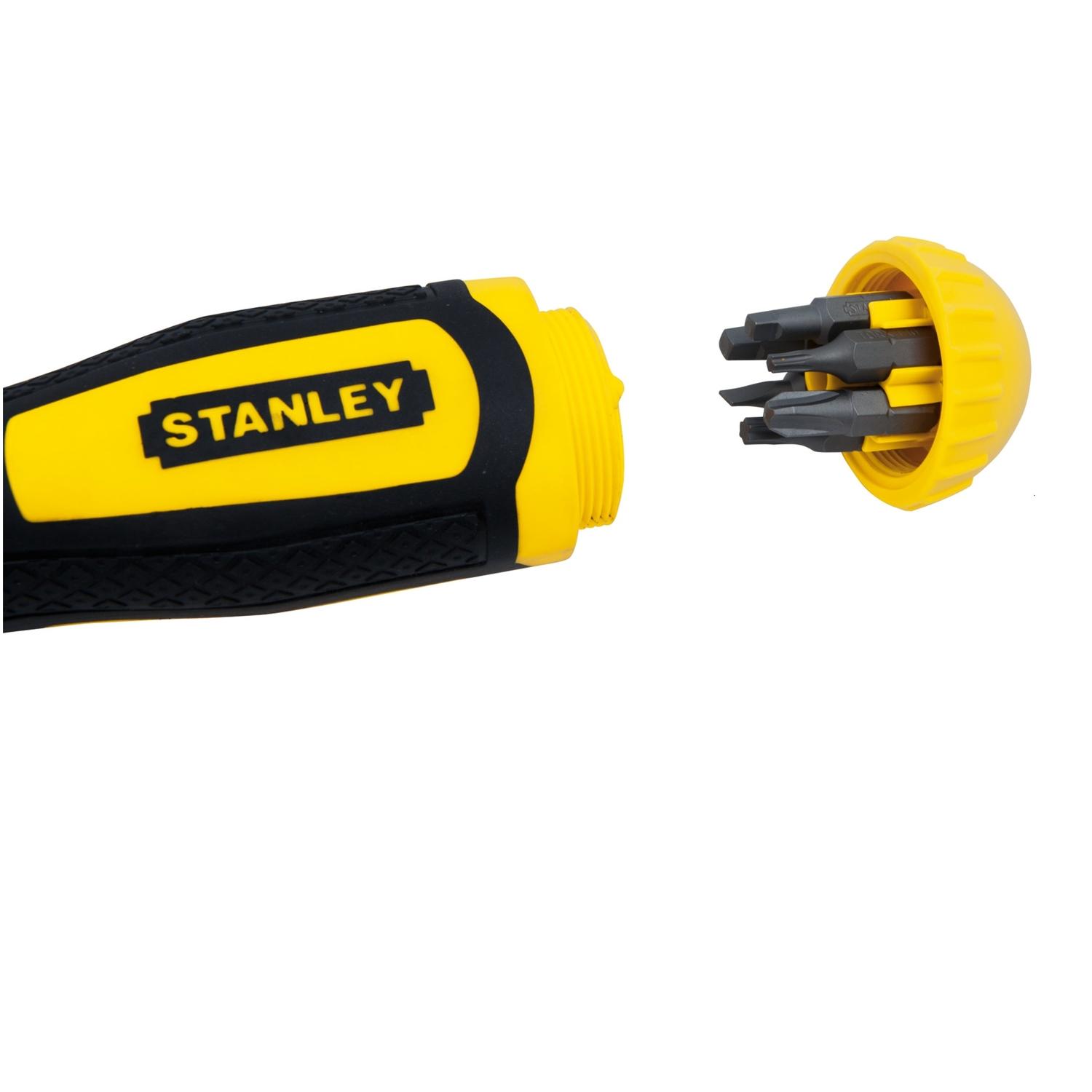 Stanley Multi-Bit Ratchet Screwdriver 7 in. 10 pc
