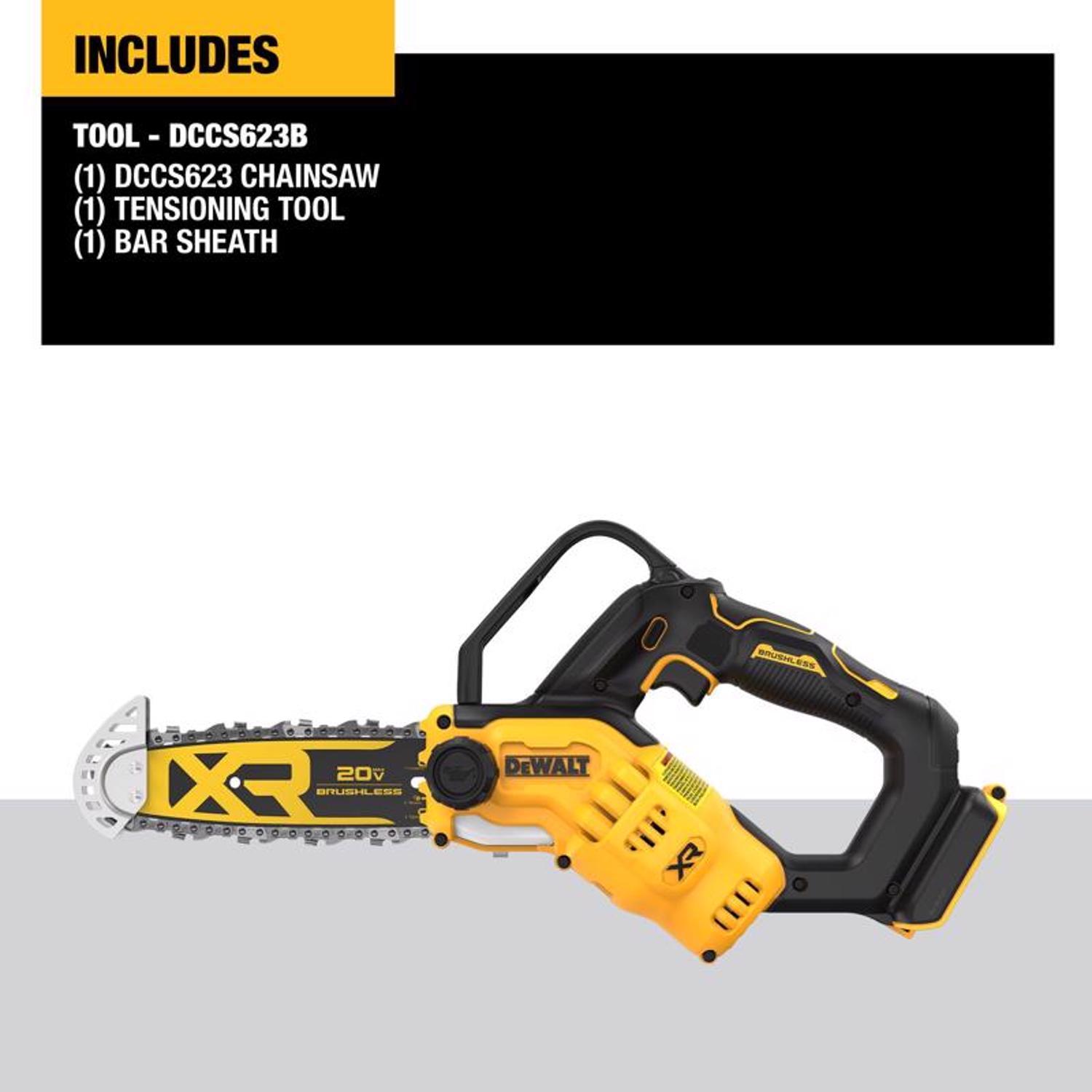 DeWalt 20V MAX DCCS623B 8 Battery Pruning Saw Tool Only