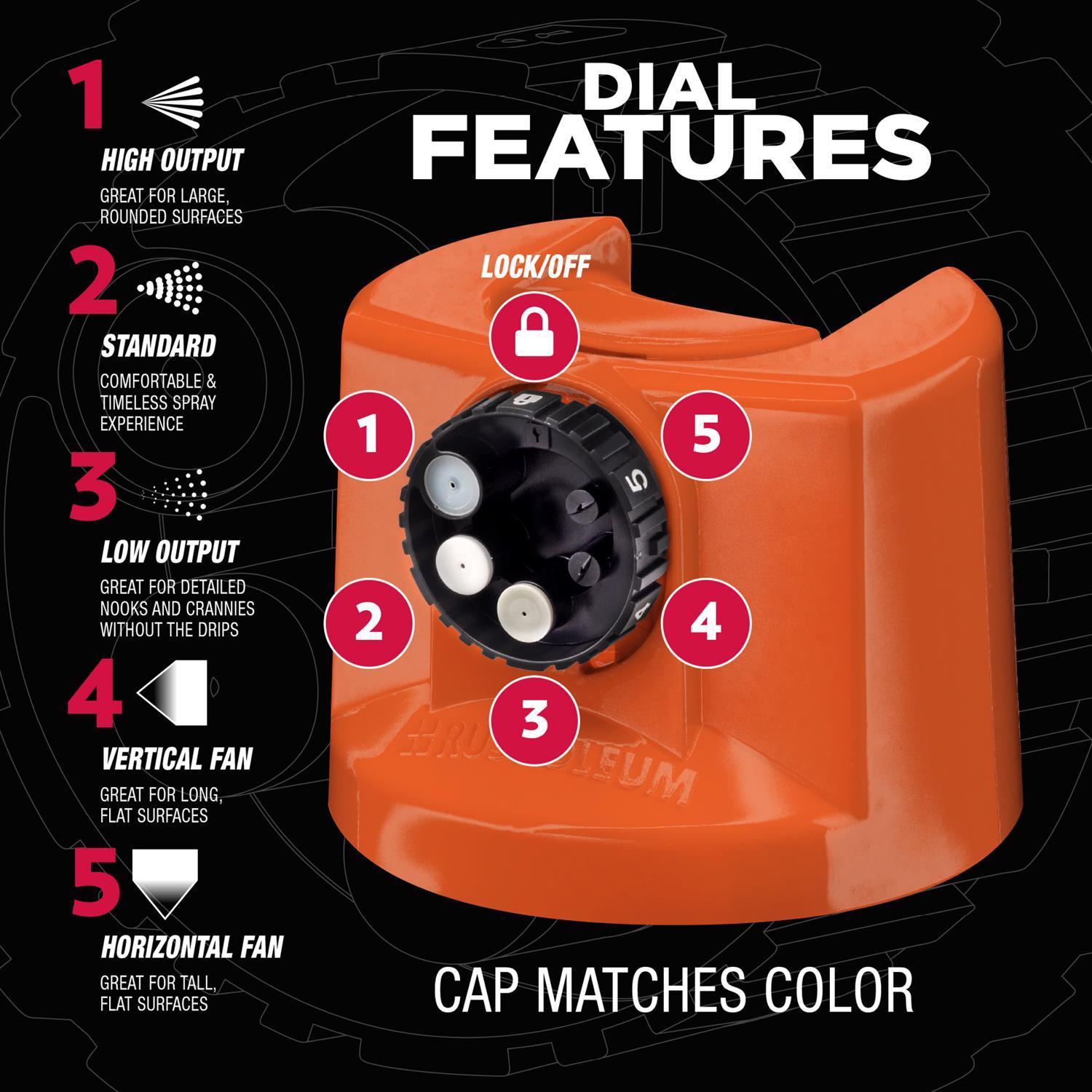 Rust-Oleum Stops Rust Custom Spray 5-in-1 Gloss Orange Spray Paint 12 oz