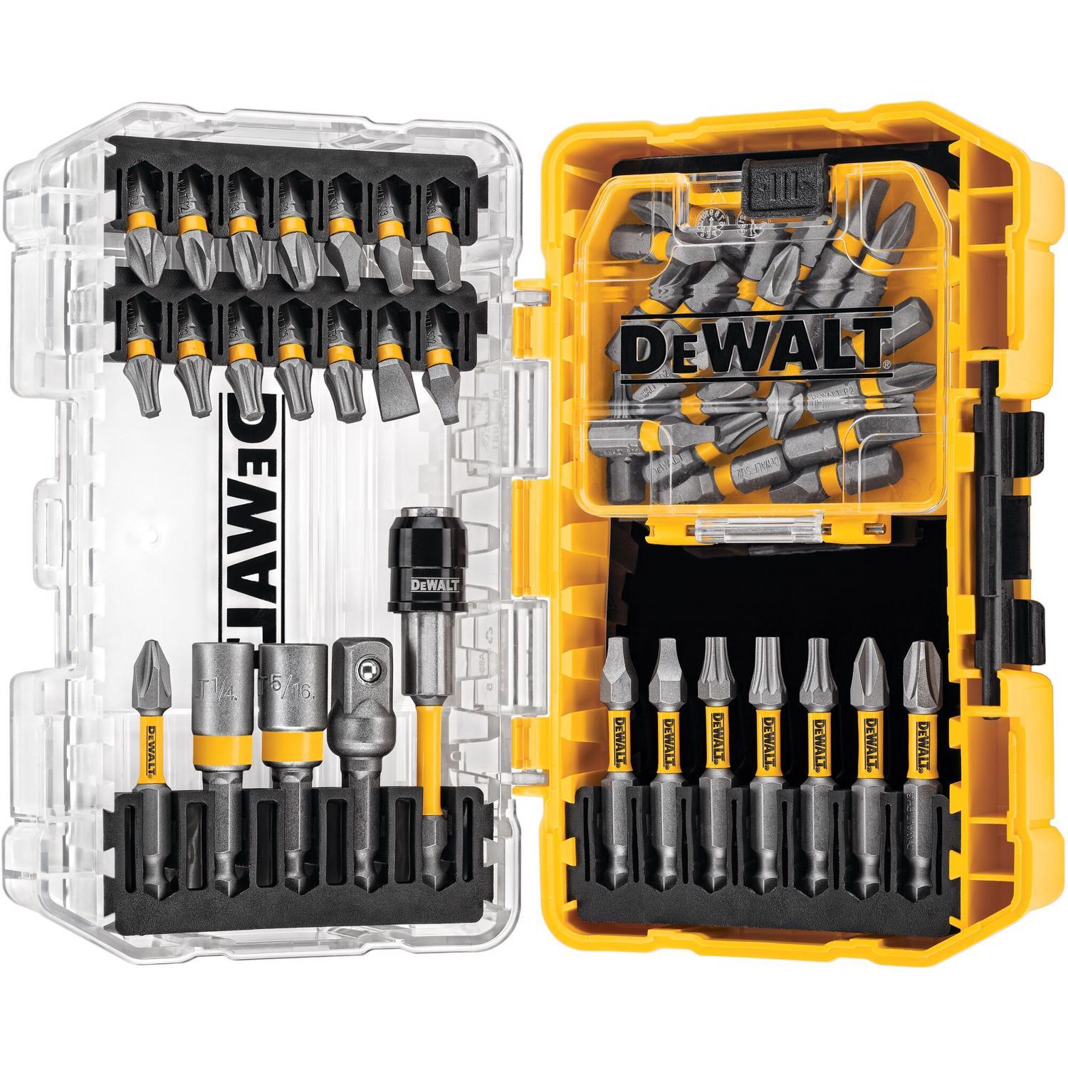 DEWALT Max Fit Assorted Screwdriver Bit Set S2 Tool Steel 50 pc