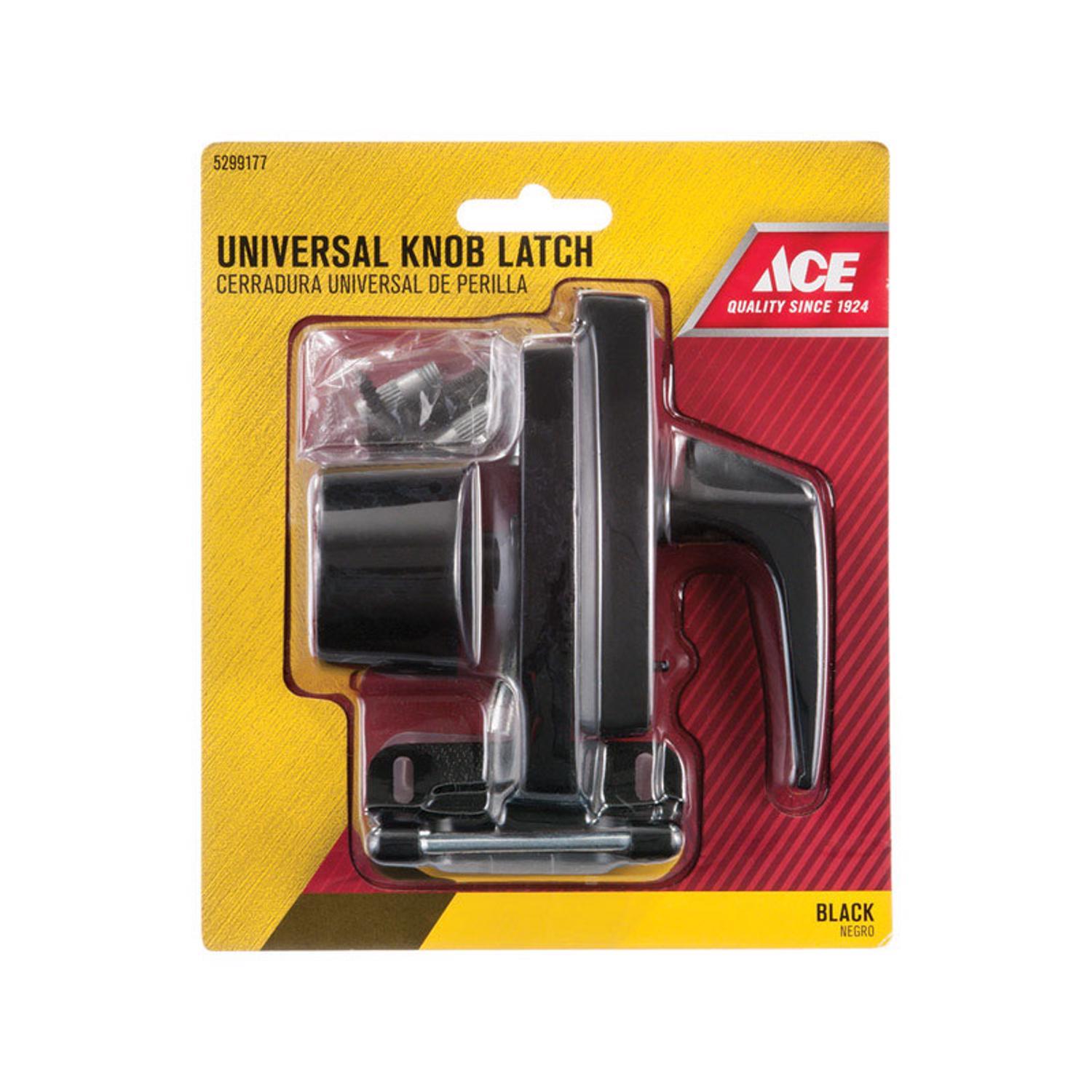 Ace Assorted Steel Universal Knob Latch 1 pk