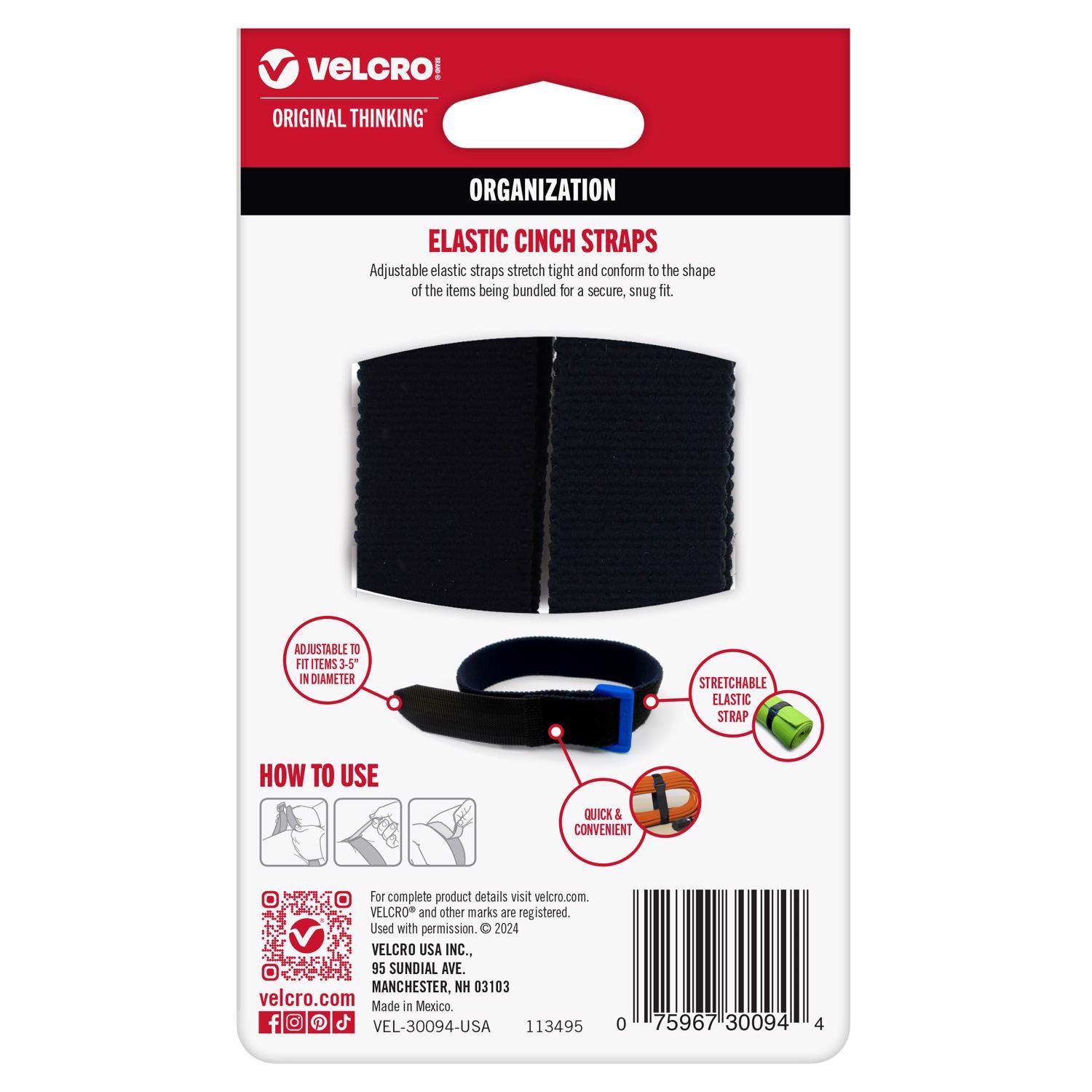 VELCRO Brand Medium Nylon Bundling Straps 15 in. L 2 pk