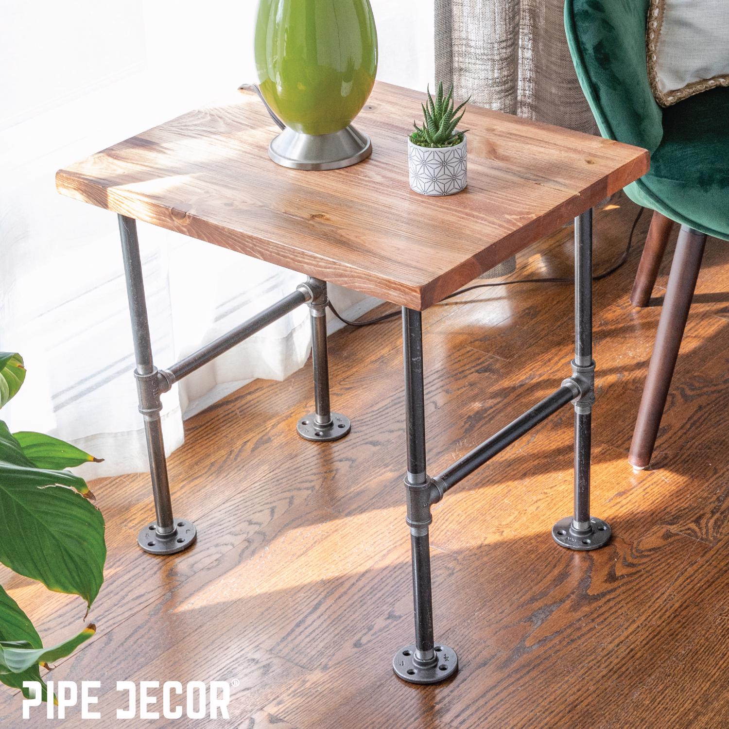 STZ Industries 1/2 in. FIP each Black Malleable Iron Floor Flange