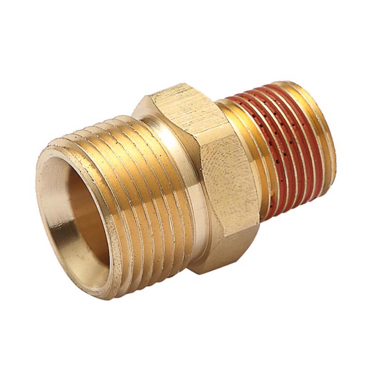 SurfaceMaxx M22 Male x 3/8-in Male NPT Screw Nipple 4500 psi
