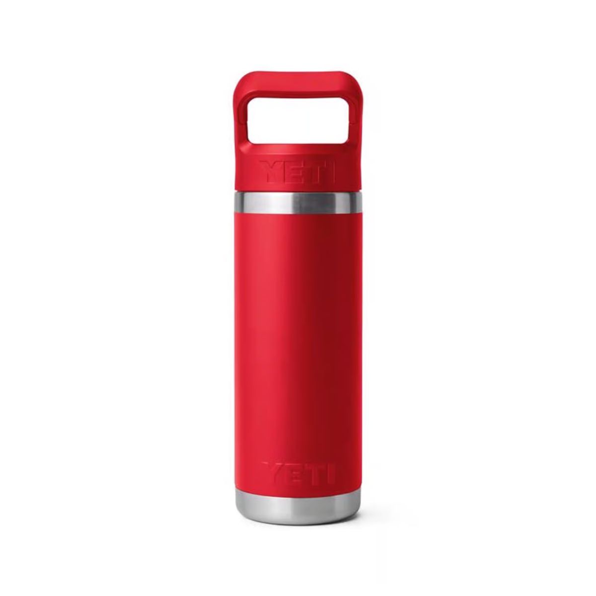 YETI Rambler 18 oz. Rescue Red BPA Free Bottle with Straw Cap