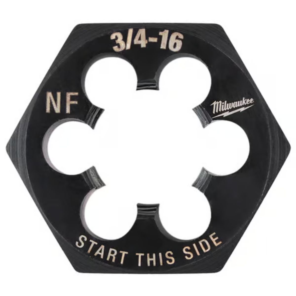 Milwaukee SAE 3/4-16 NF 1-7/16 in. Hex Threading Die