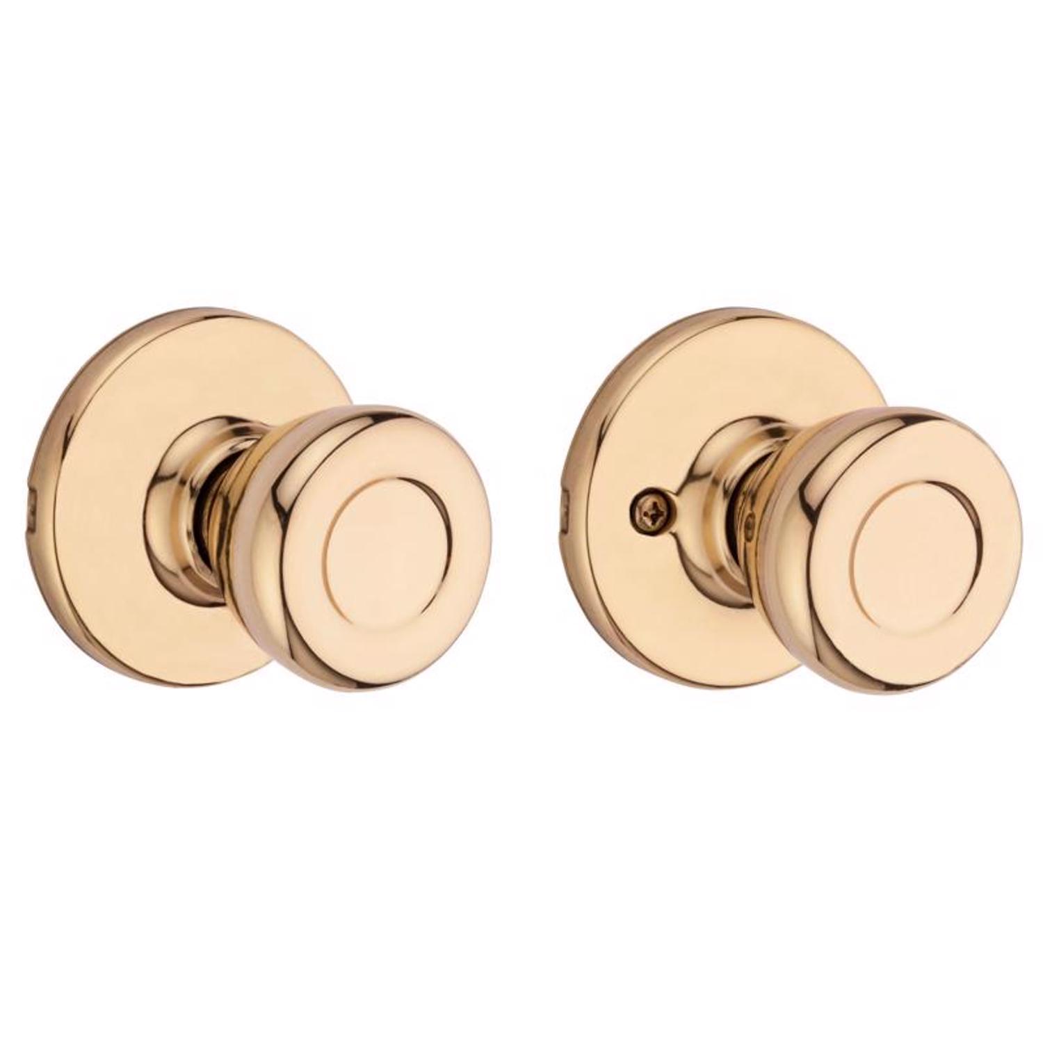 Kwikset Tylo Polished Brass Passage Door Knob