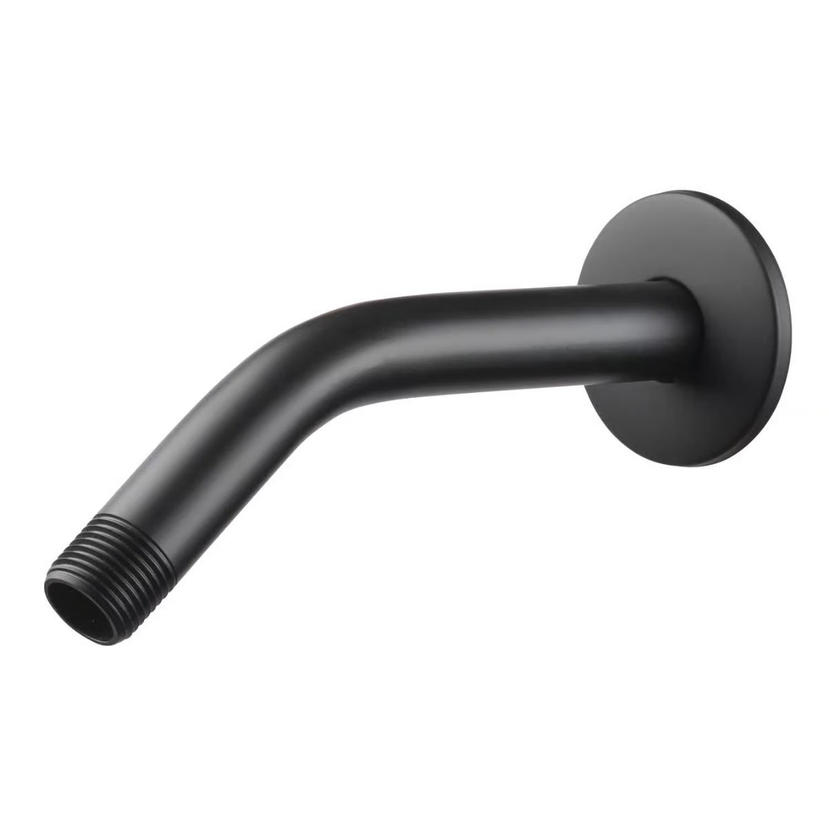 Oakbrook Collection Matte Black Stainless Steel 8 in. Shower Arm Flange