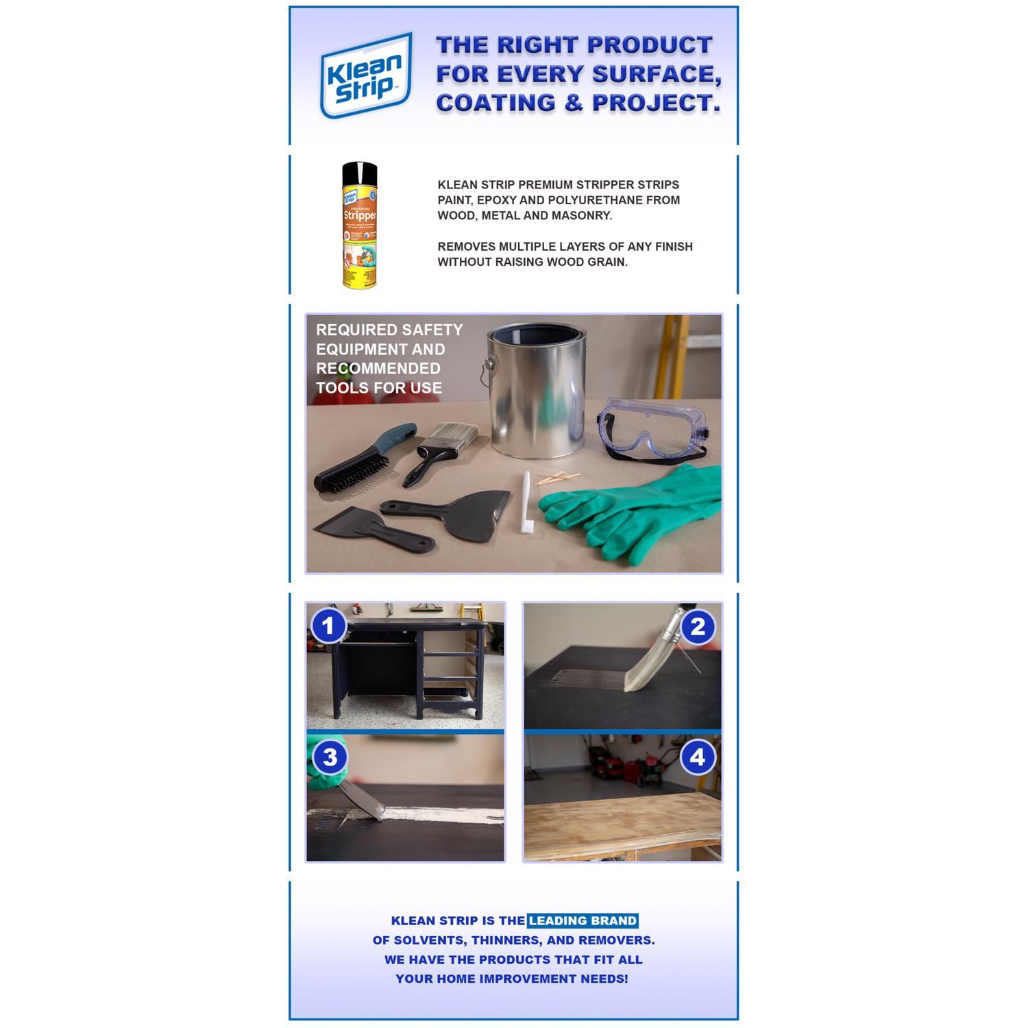 Klean Strip Paint and Varnish Stripper 16 oz