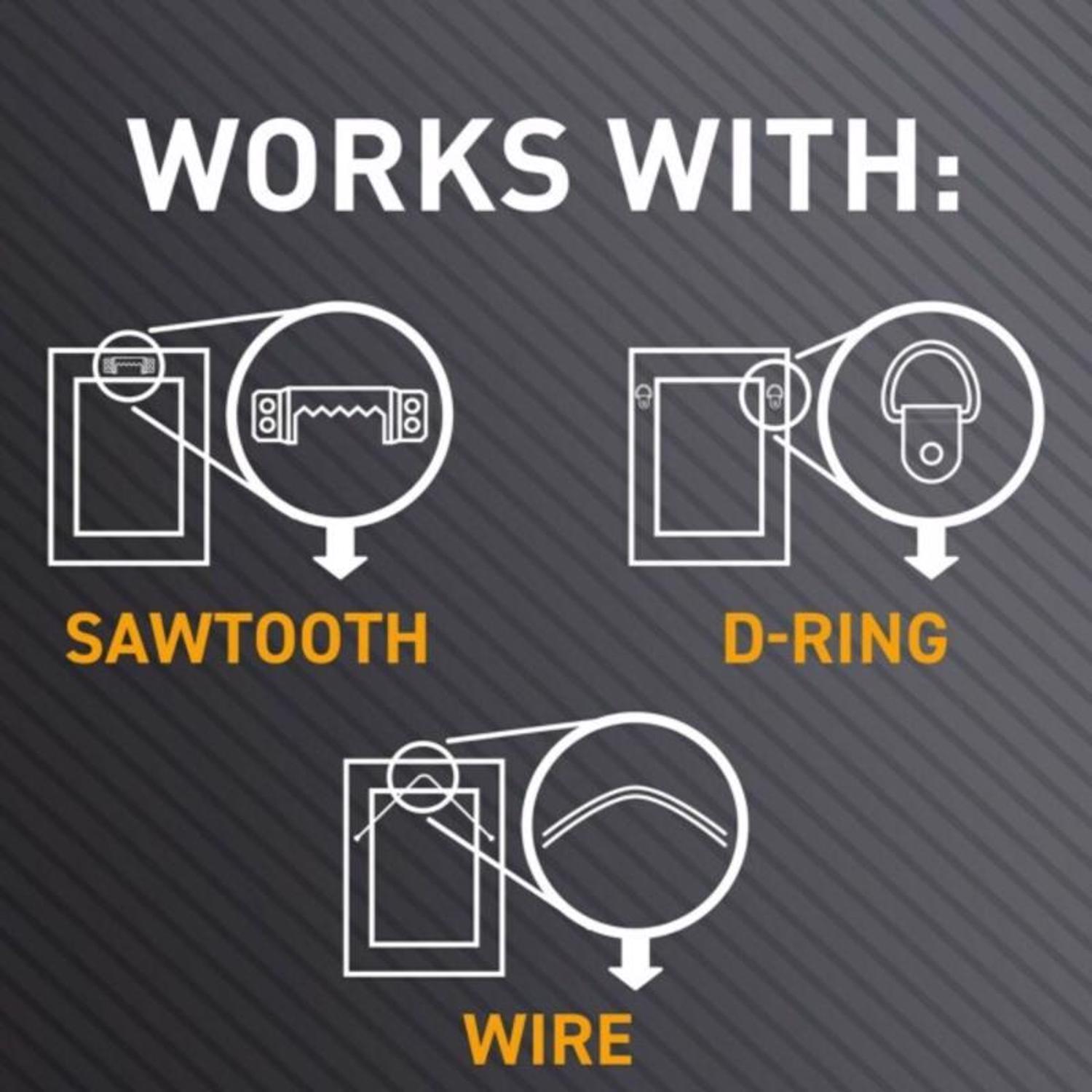 3M Claw Silver Drywall Picture Hanger 45 lb 3 pk