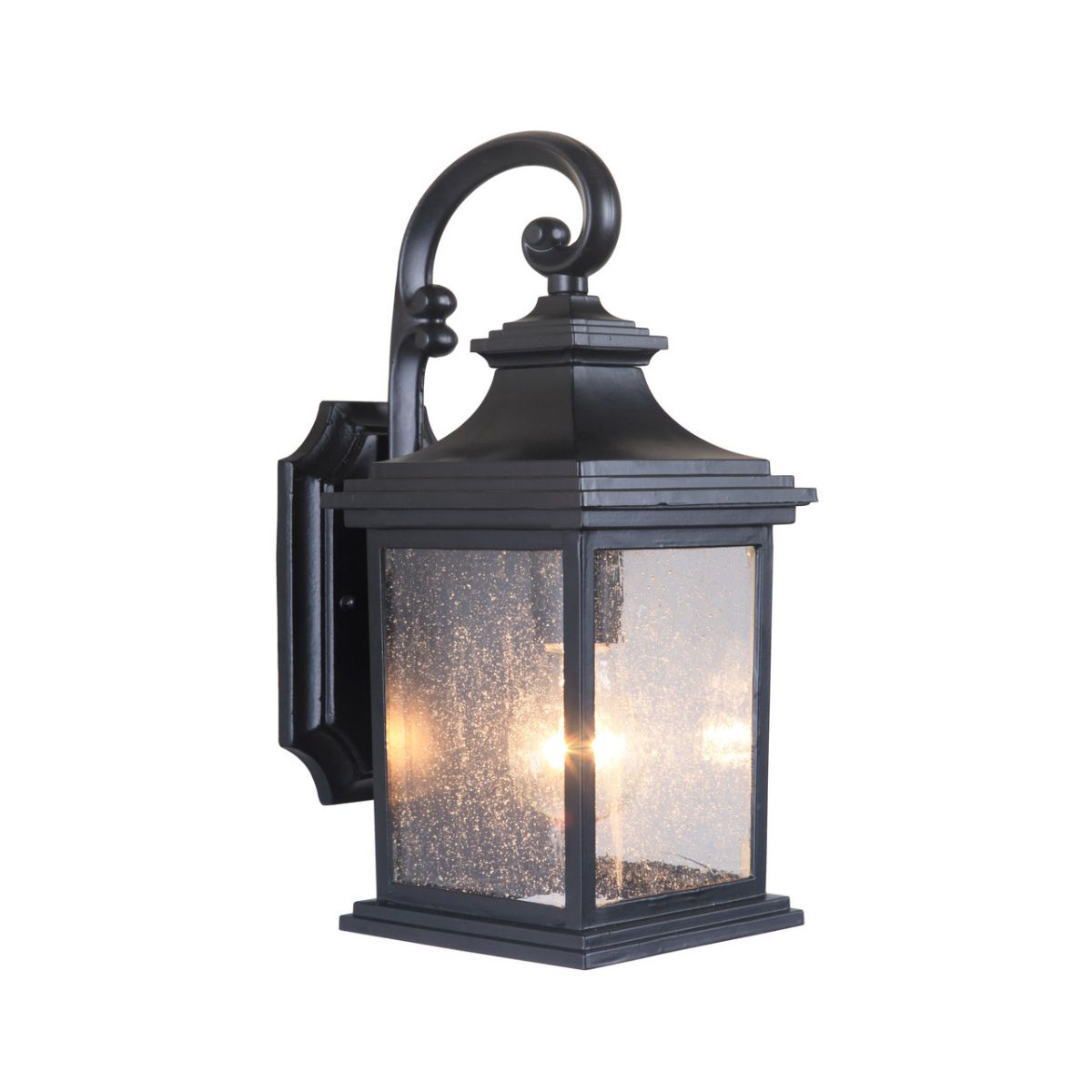 Craftmade Gentry 1 Light Small Outdoor Wall Lantern in Midnight