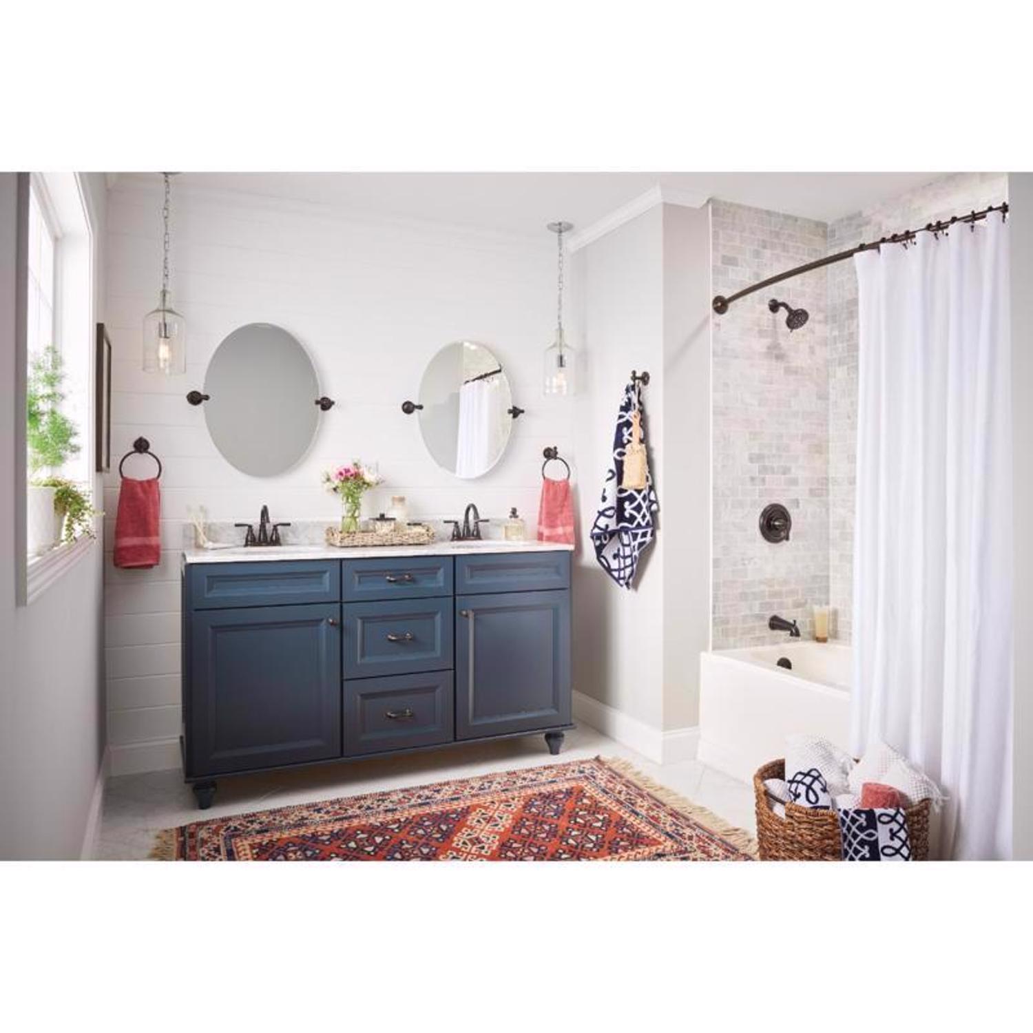 Moen Hilliard Bronze Bathroom Faucet 4 in.