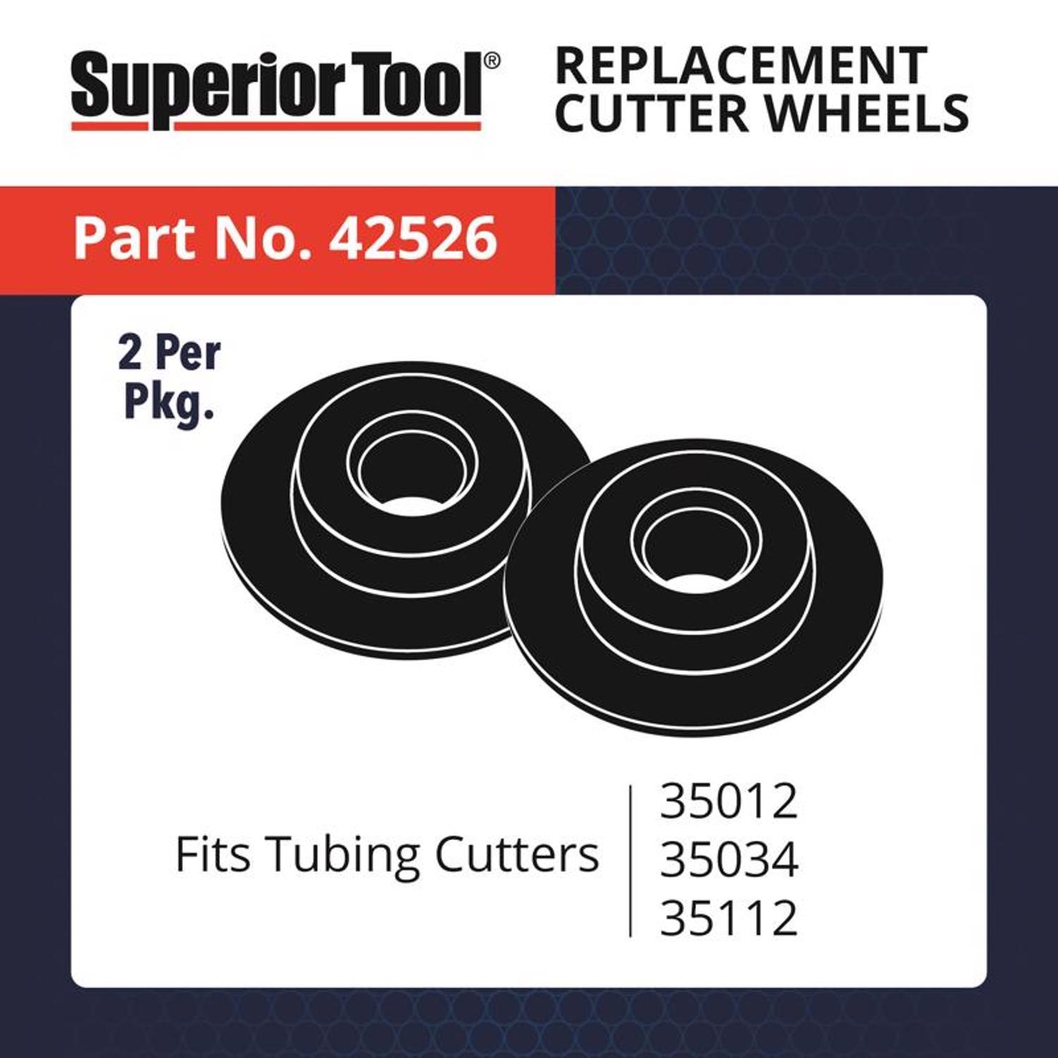 Superior Tool 1/2 in. Ratcheting Pipe Cutter Red 1 pc