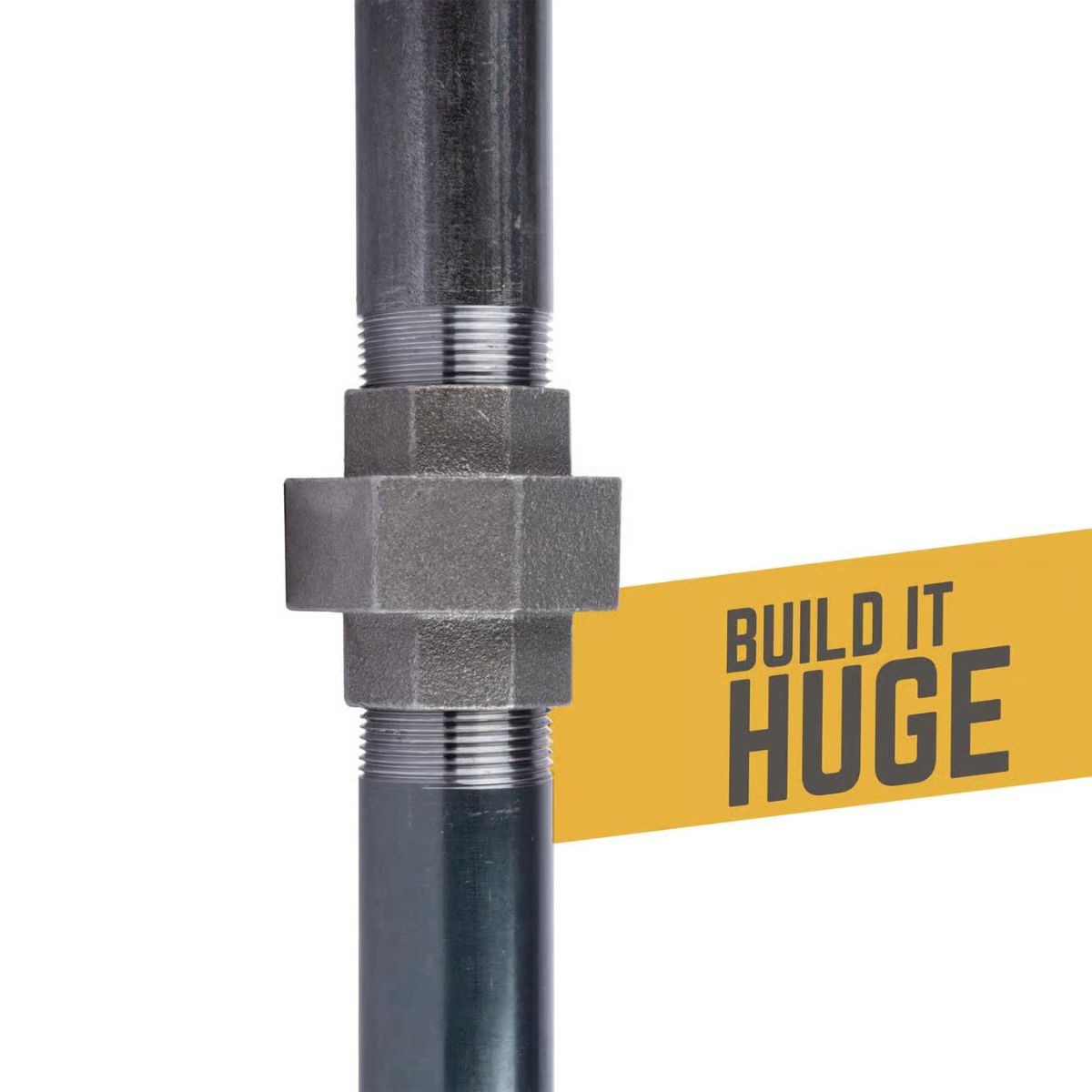 STZ Industries 1-1/4 in. FIP each x 1-1/4 in. D FIP Black Malleable Iron Union