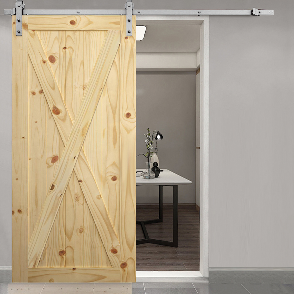 Barn Door X-Pattern 36in. x 84in. x 1-3/8in. (Door Only)
