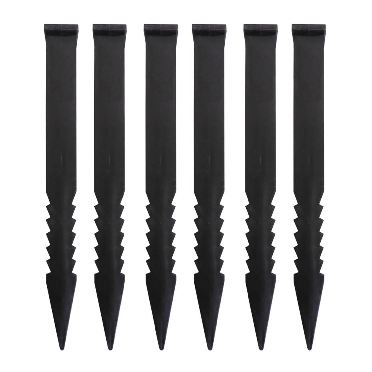 Panacea 9 in. H Black Plastic Tree Stake Kit