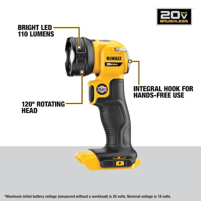 DEWALT 20V MAX 6-Tool Brushless Power Tool Combo Kit with Soft Case (2-Batteries and Charger Included)
