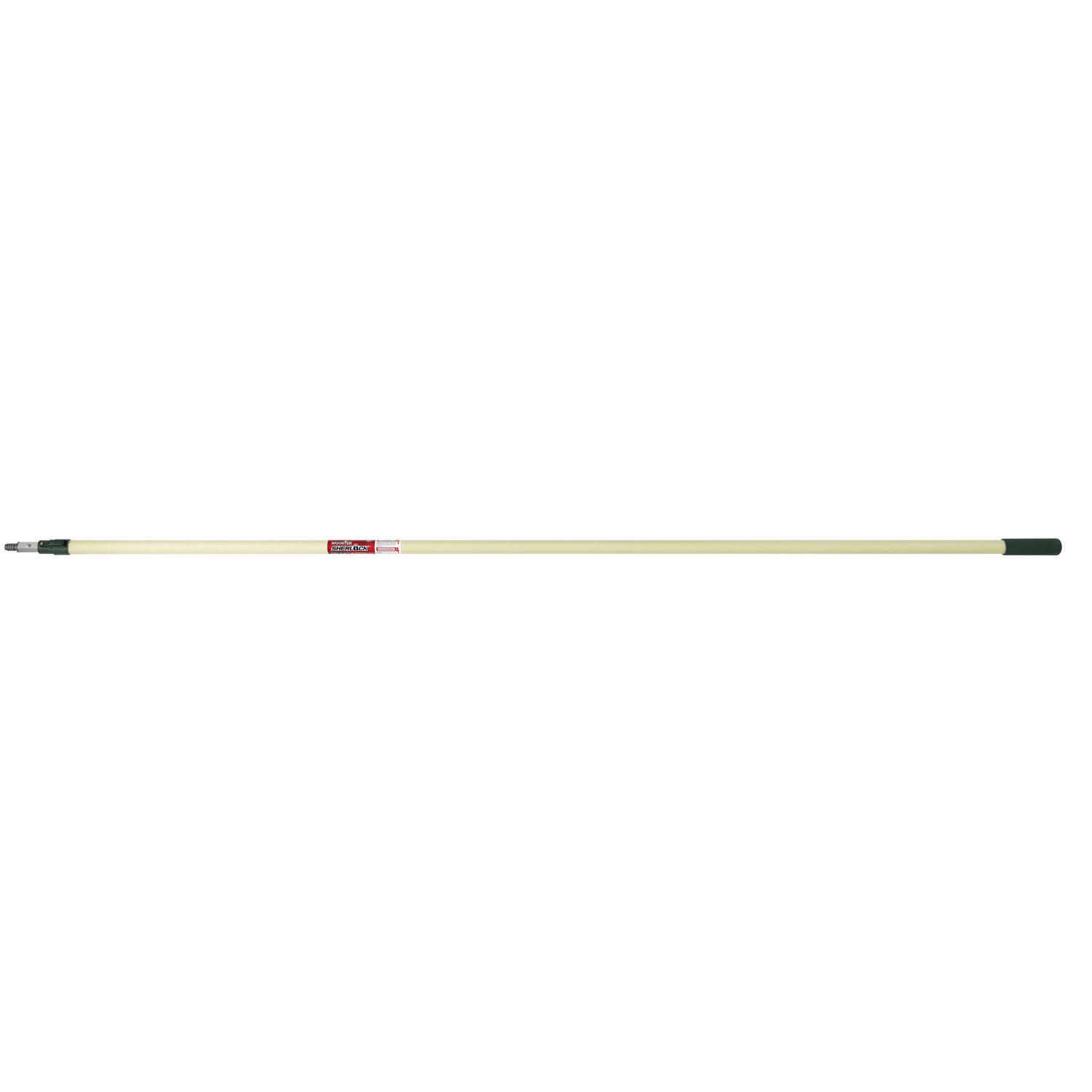 Wooster Sherlock Telescoping 16 ft. L X 1.86 in. D Aluminum/Fiberglass Extension Pole Beige/Green