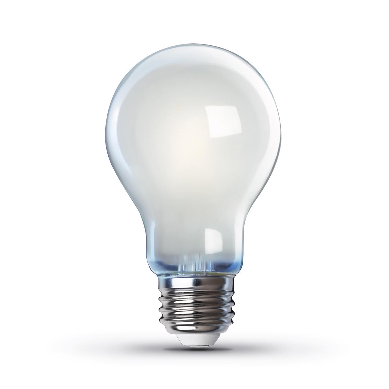 Feit Electric A19 E26 (Medium) Filament LED Bulb Soft White 40 Watt Equivalence 4 pk