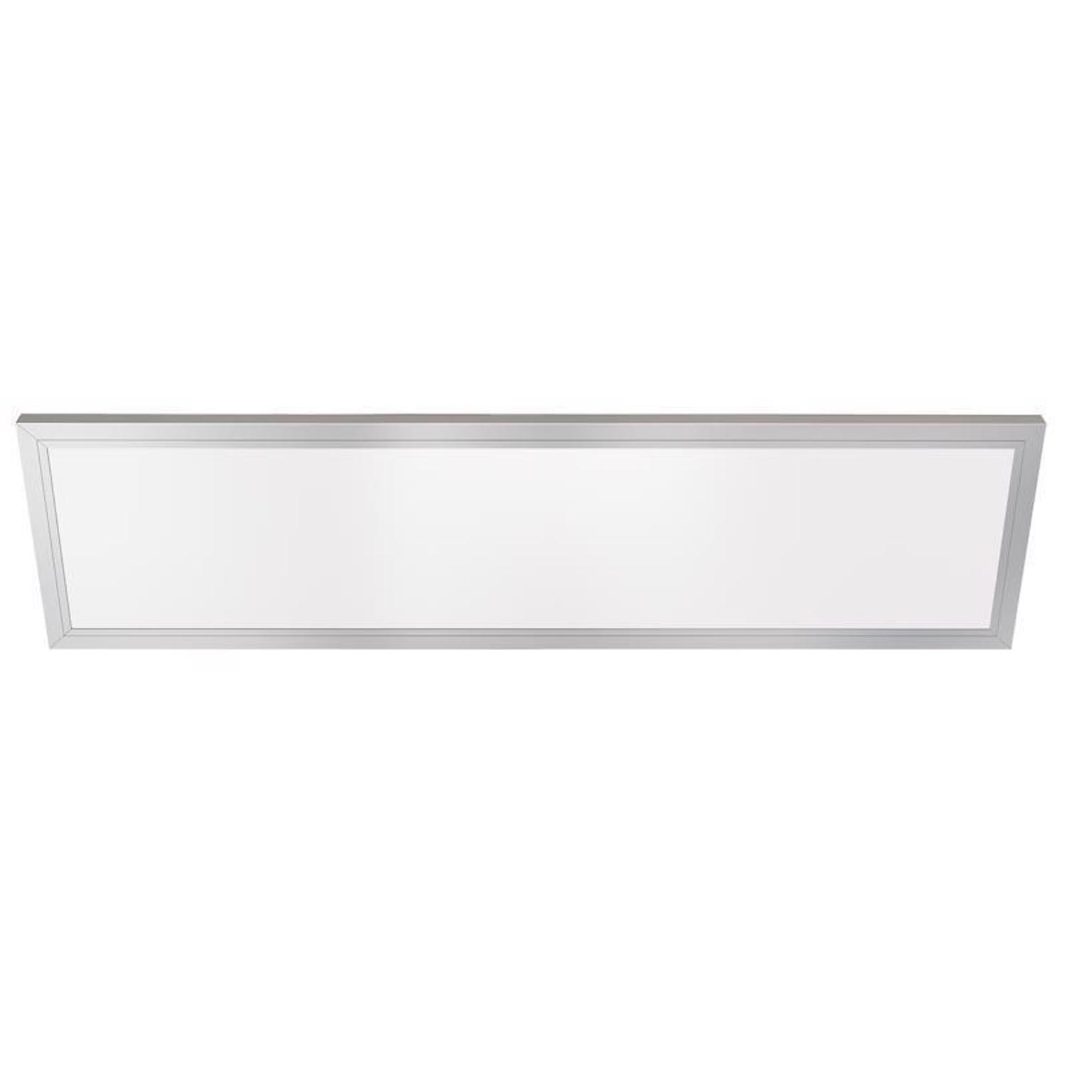 Feit EDGELIT 1 in. H X 12 in. W X 47.3 in. L Nickel White LED Flat Panel Light Fixture