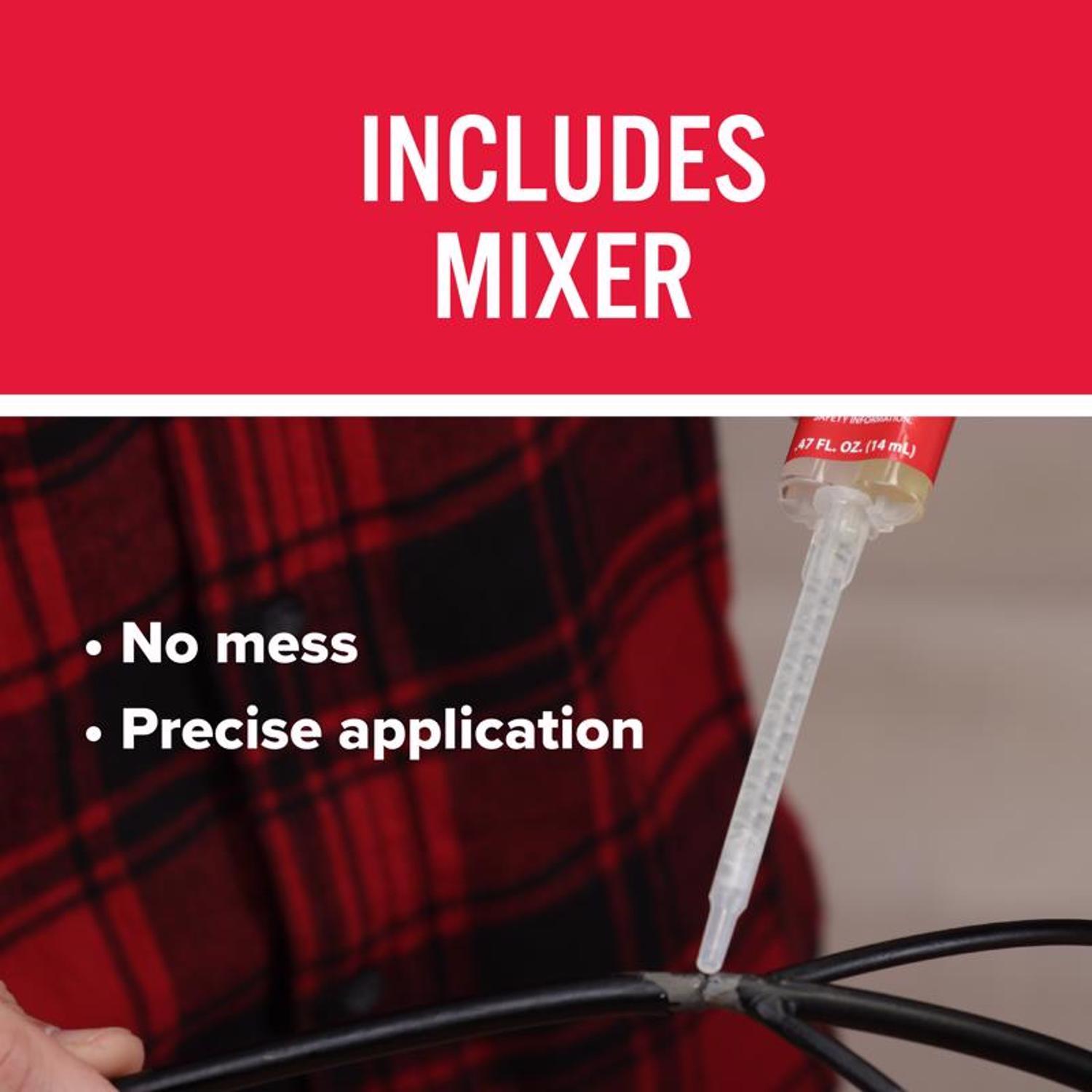 J-B Weld Clear Weld High Strength Epoxy Clear Syringes 0.47 oz