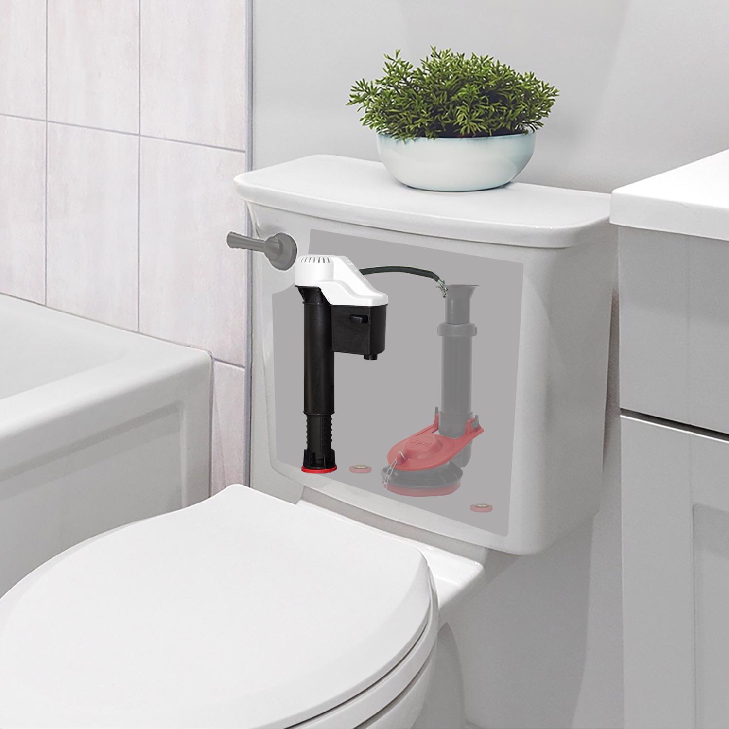 Korky QuietFill Toilet Fill Valve Red For Universal