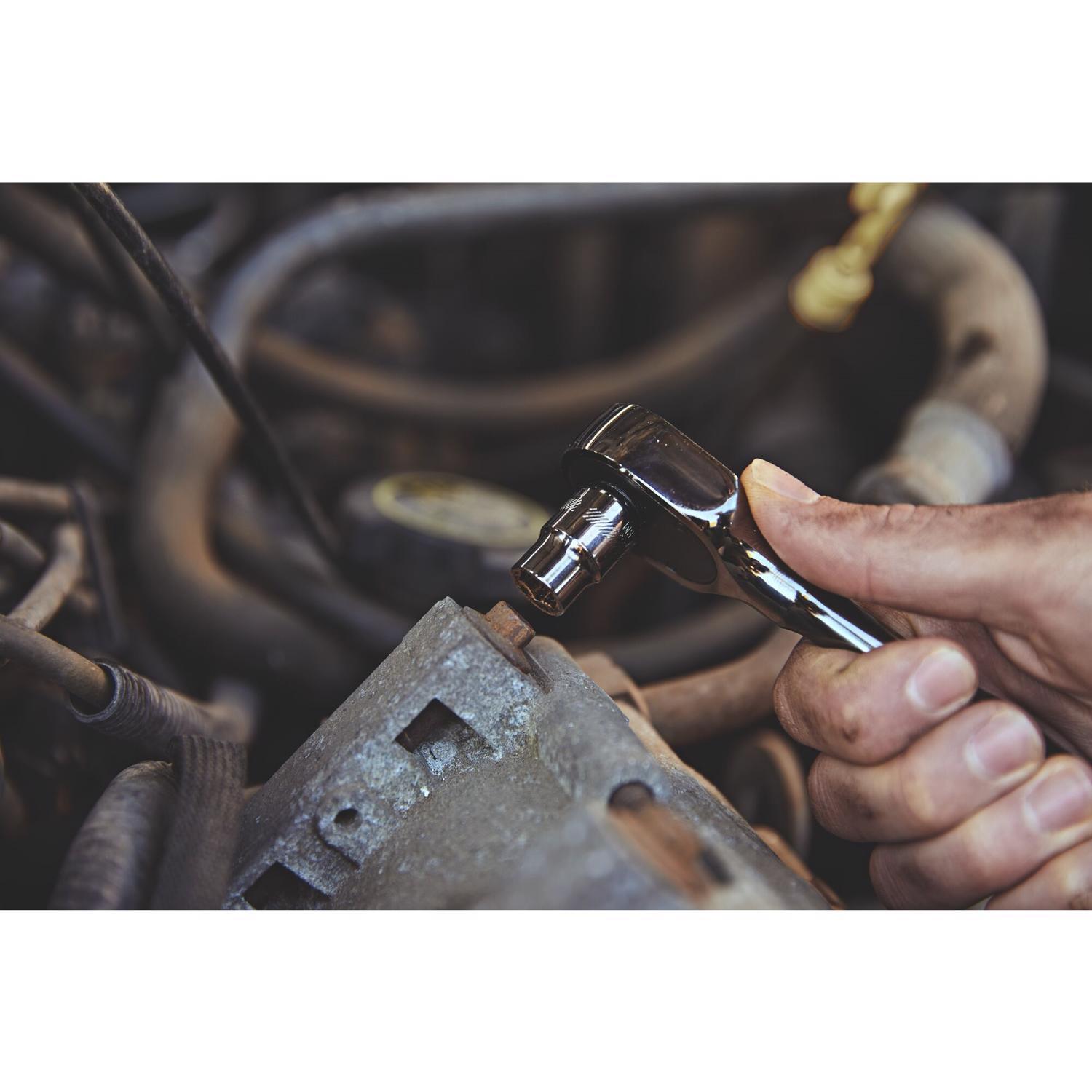 Craftsman OVERDRIVE 3/8 in. drive Metric/SAE 6 Point Mechanic's Tool Set 49 pc