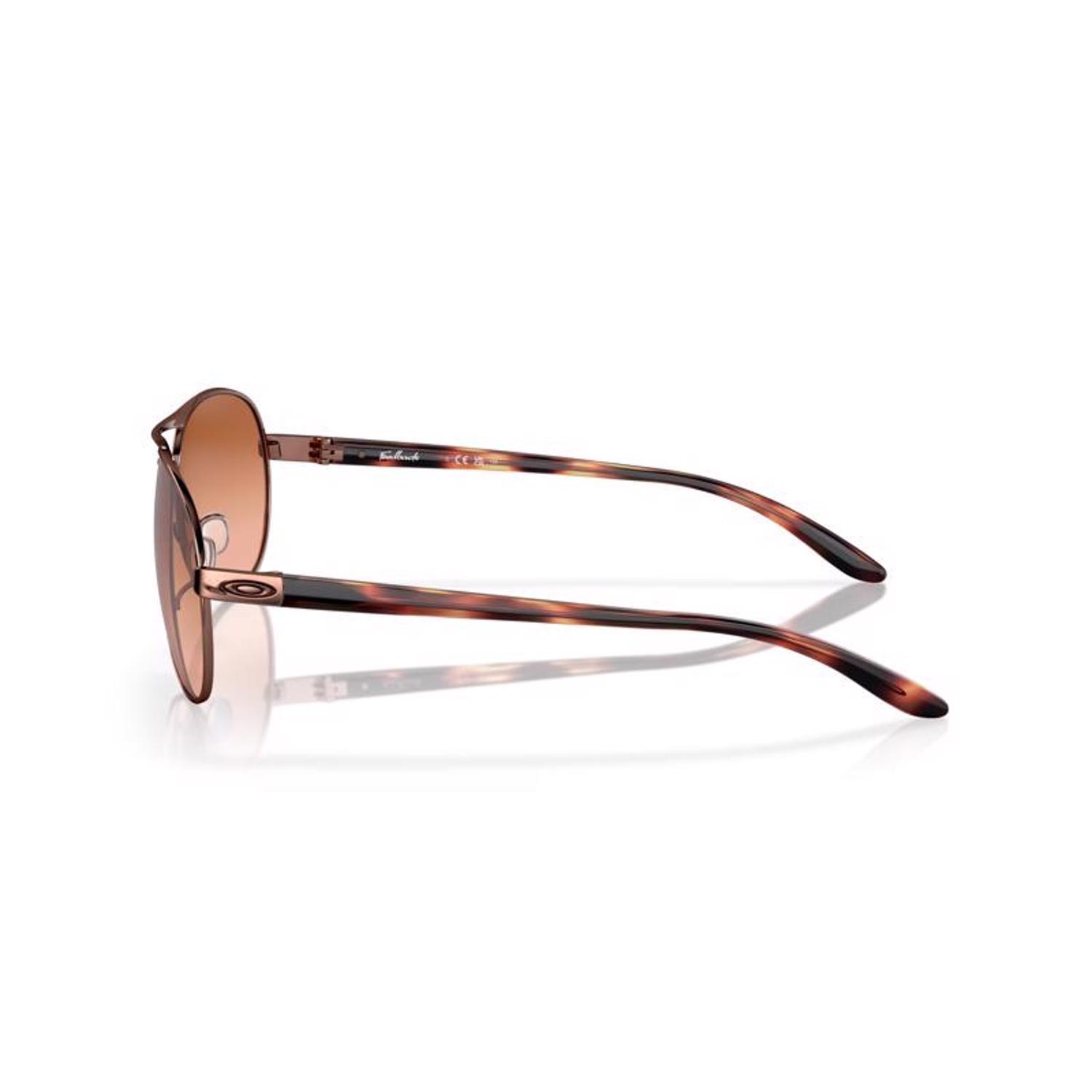 Oakley Feedback Sunglasses Women's Tortoise Frame Rose Lens