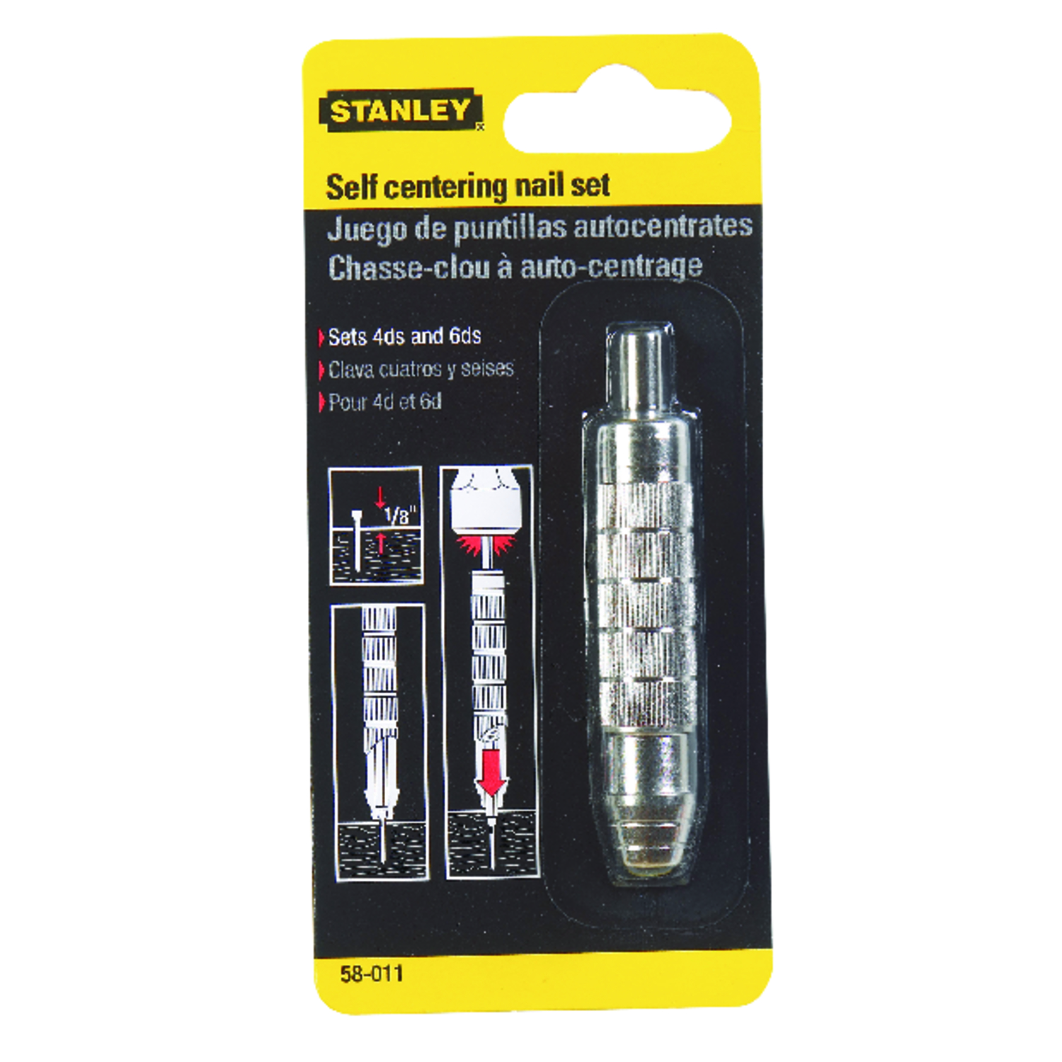 Stanley 9/16 in. Self-Centering Nail Set