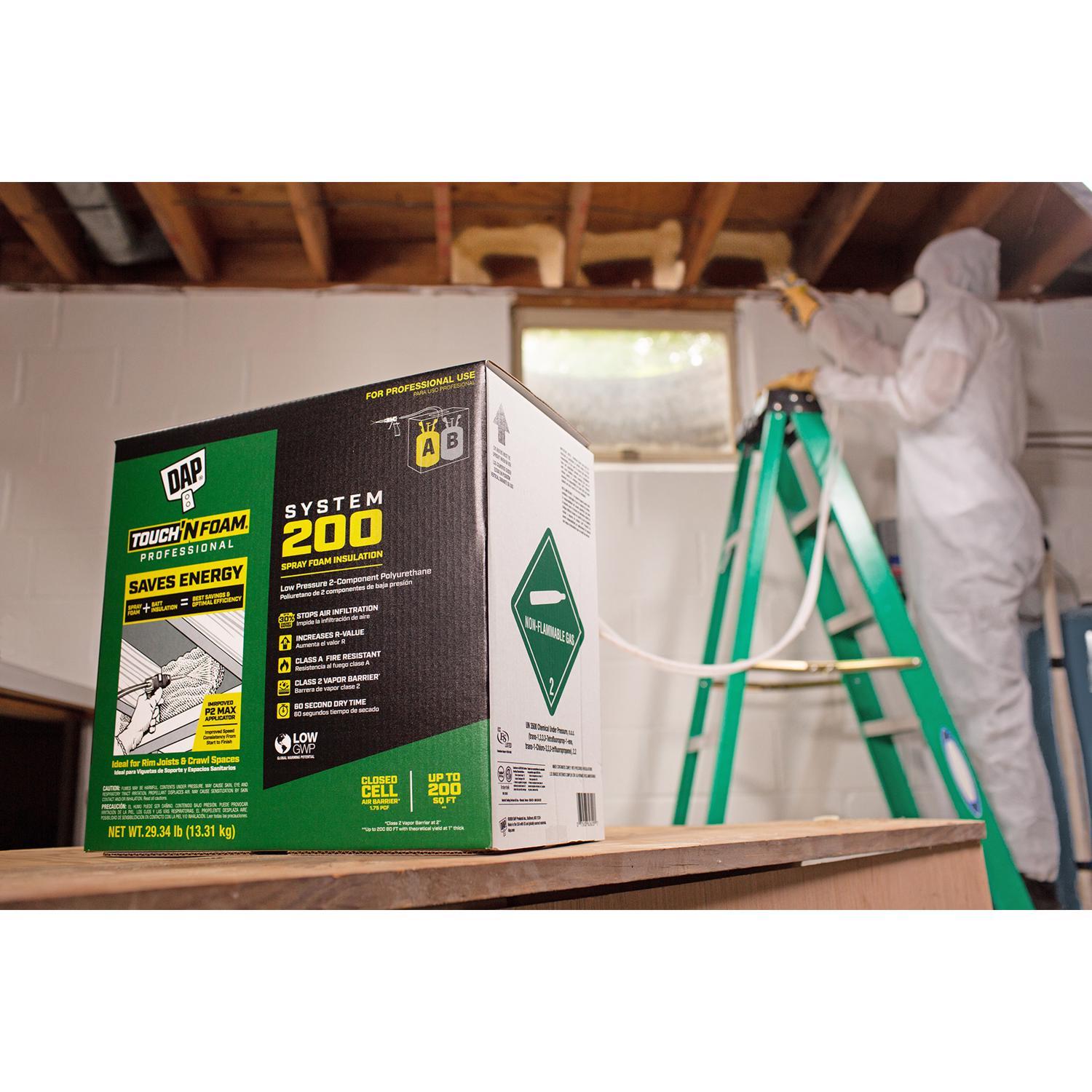 DAP Touch N Foam Professional Cream Polyurethane Foam 2-Component Insulation Kit 42 lb