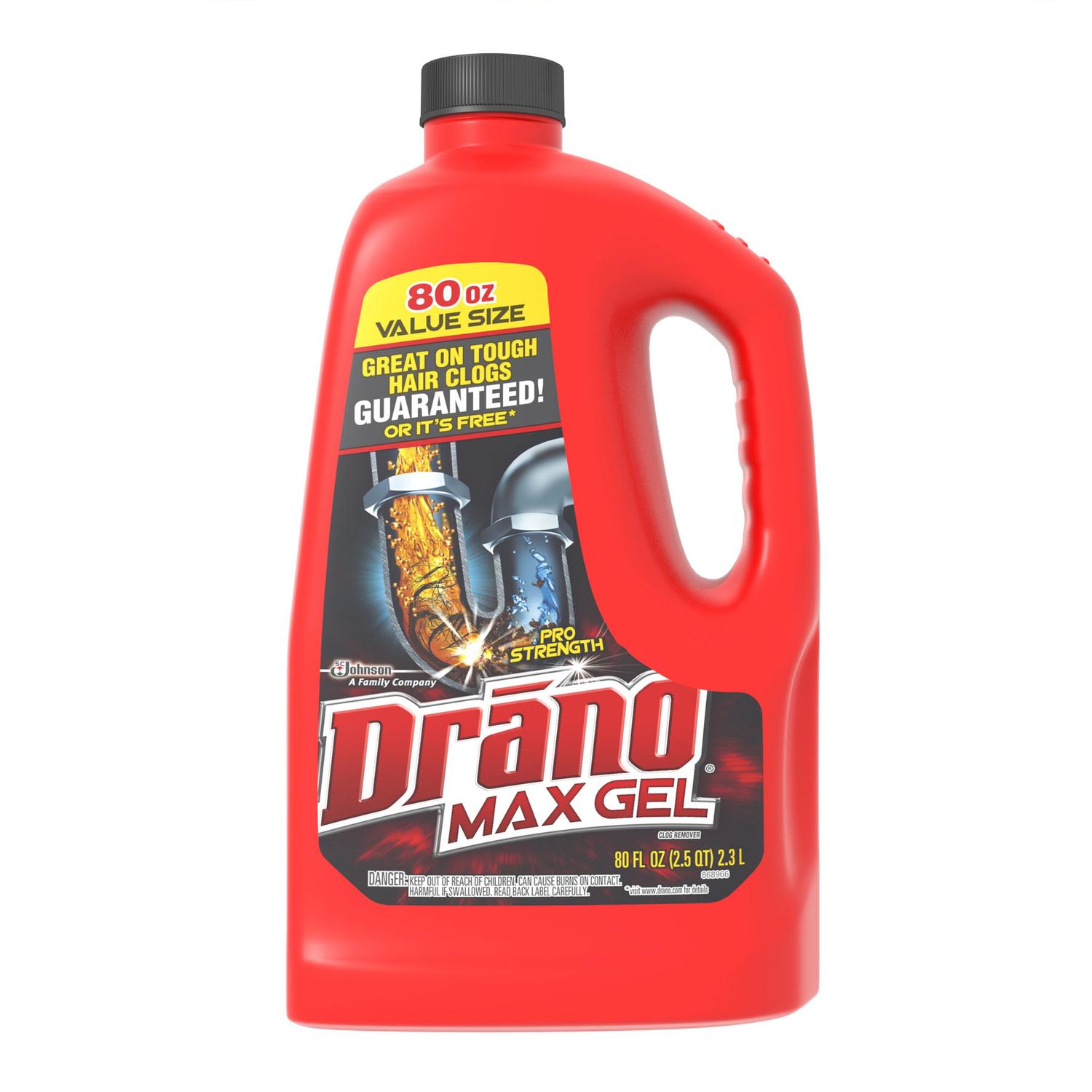 Drano Professional Strength Gel Clog Remover 80 oz