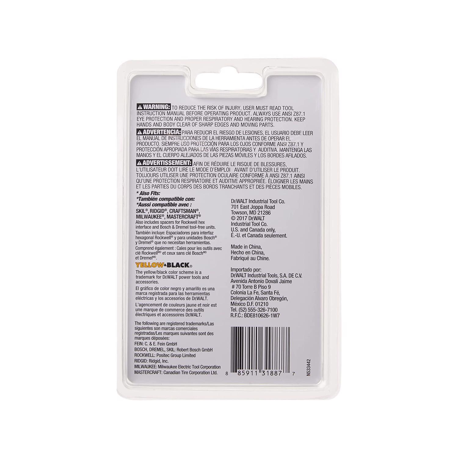 DEWALT Universal Fitment Bi-Metal Wide Fast Cut Oscillating Blade Wood 1 pk