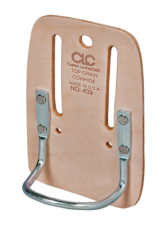 CLC 1 pocket Leather Hammer Holder 3.9 in. L X 5.8 in. H Tan