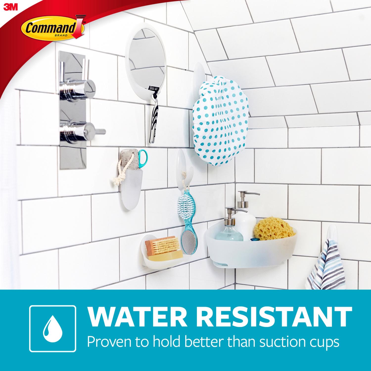 3M Command 4.75 in. H X 4.625 in. W X 11.375 in. L Shower Caddy