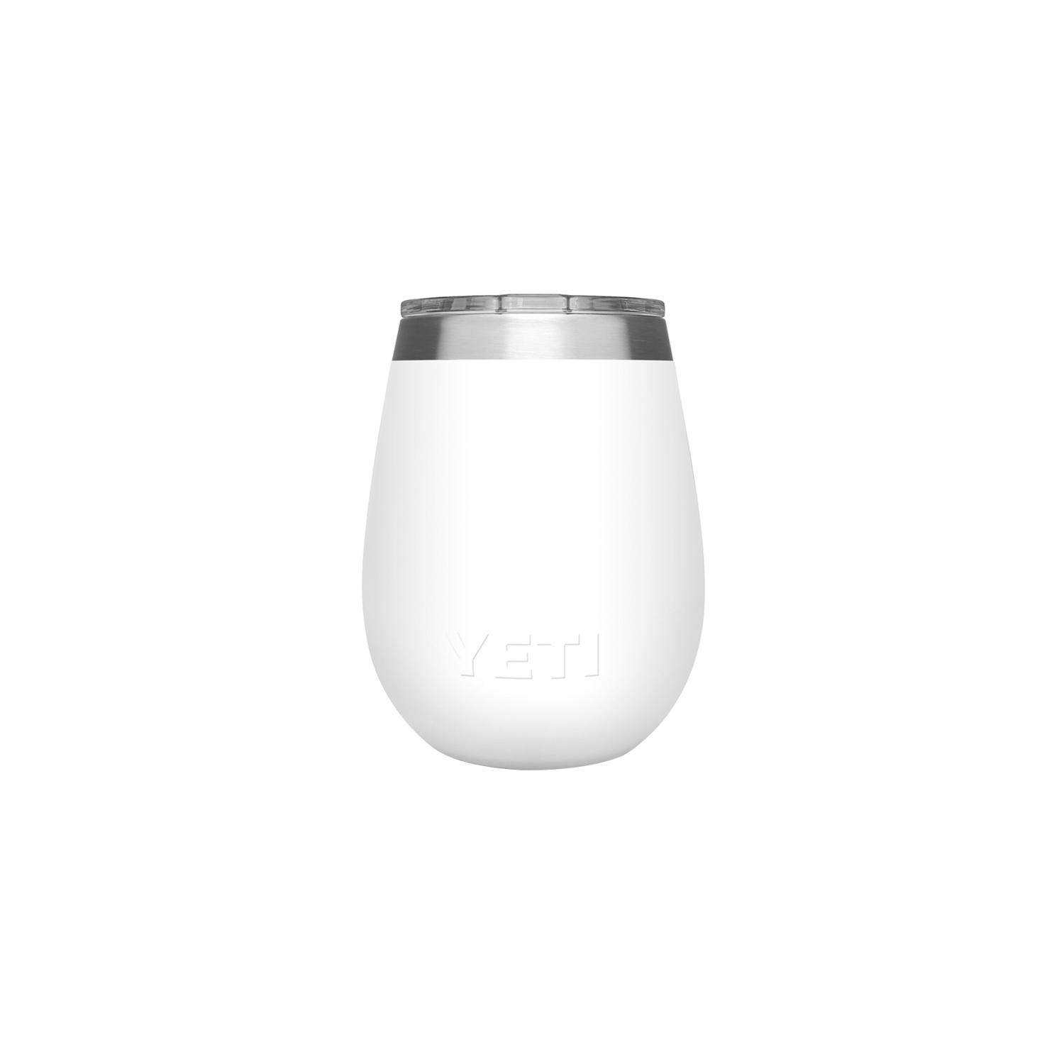 YETI Rambler 10 oz White BPA Free Wine Tumbler with MagSlider Lid