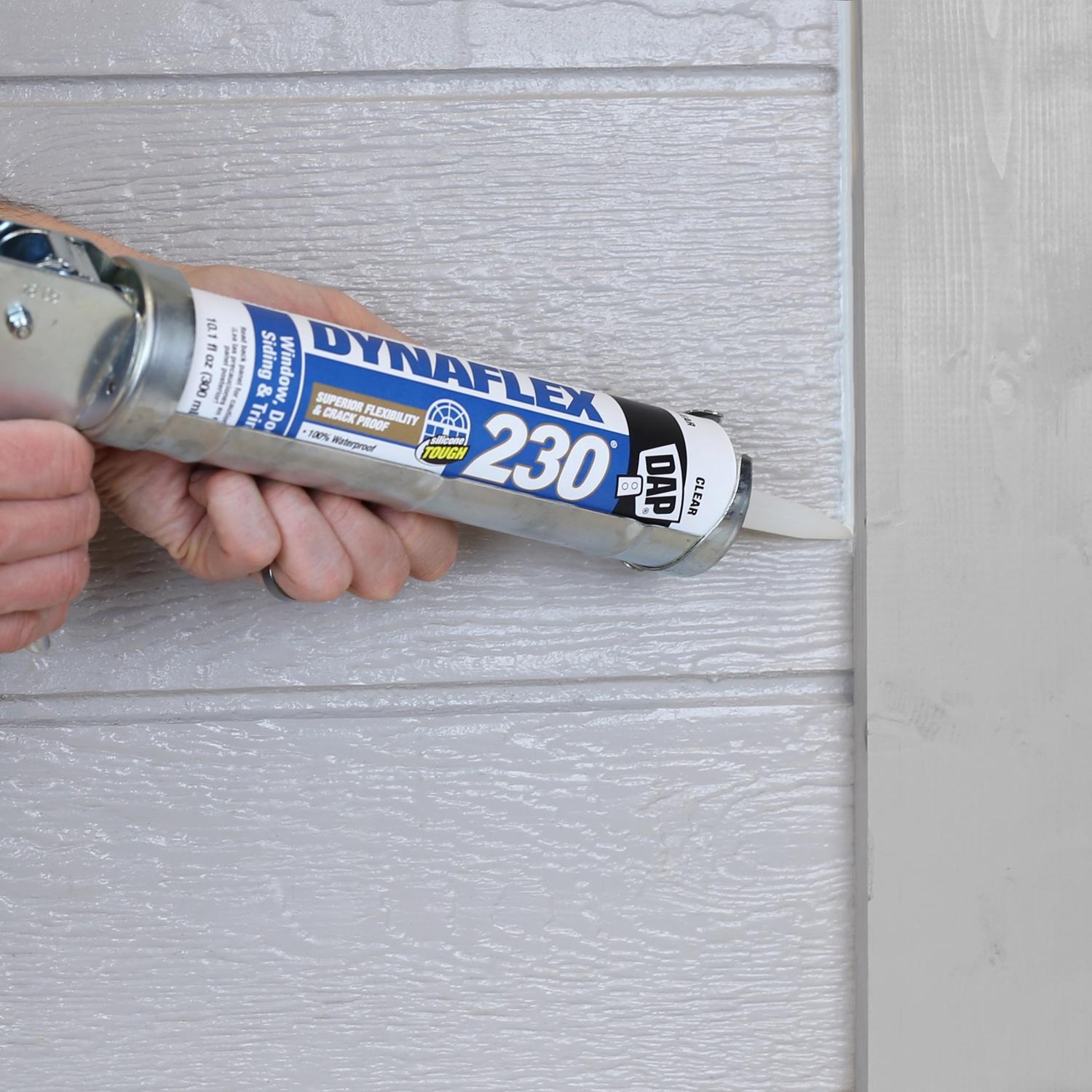 DAP Dynaflex 230 Clear Premium Latex Door/Siding/ Window Sealant 10.1 oz