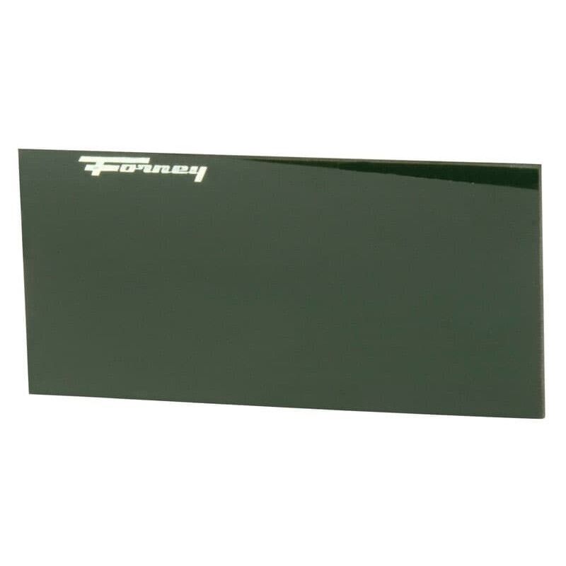 Forney 2 in. H X 4.3 in. W Hardened Glass Welding Helmet Lens 10 Black 1 pc