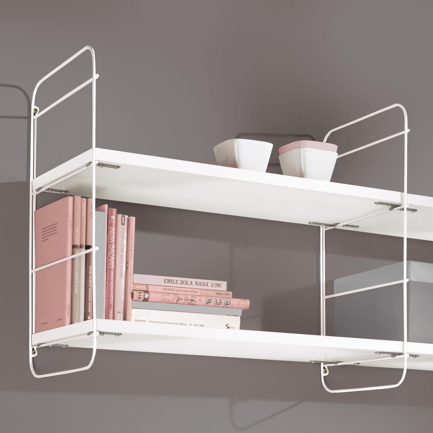 Dolle Lite.75 in. H X 31.5 in. W X 9.8 in. D White Wood Shelf Board