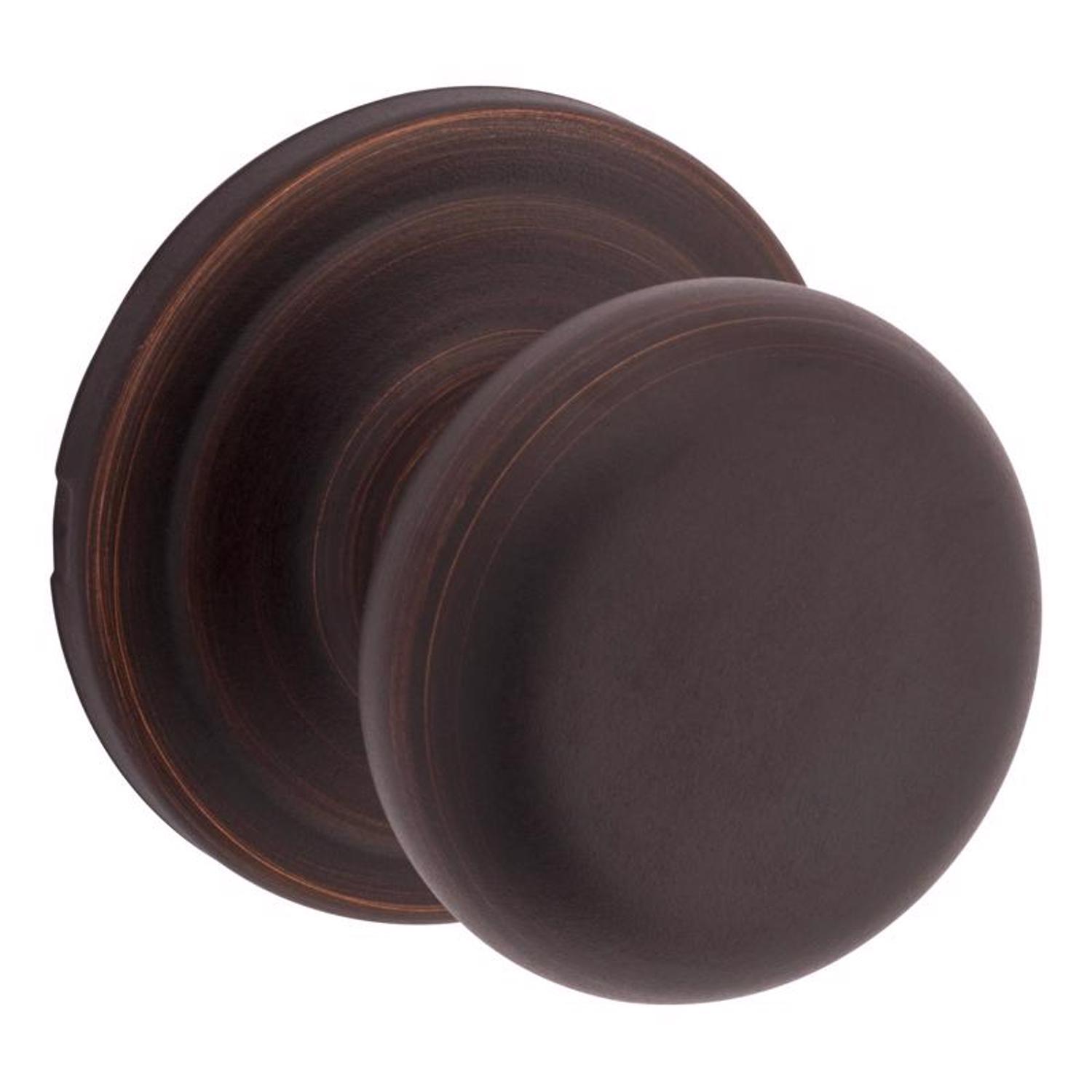 Kwikset Juno Venetian Bronze Passage Door Knob 1-3/4 in.
