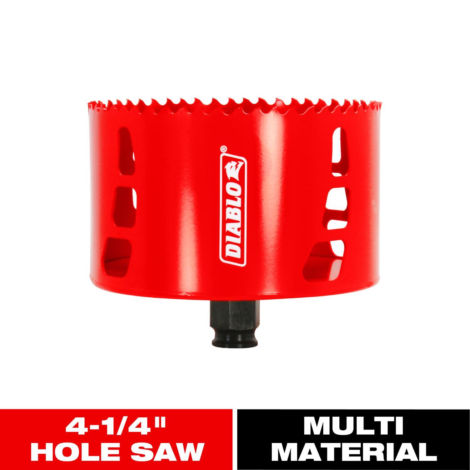 Diablo Snap-Lock Plus 4-1/4 in. Bi-Metal Hole Saw 1 pc