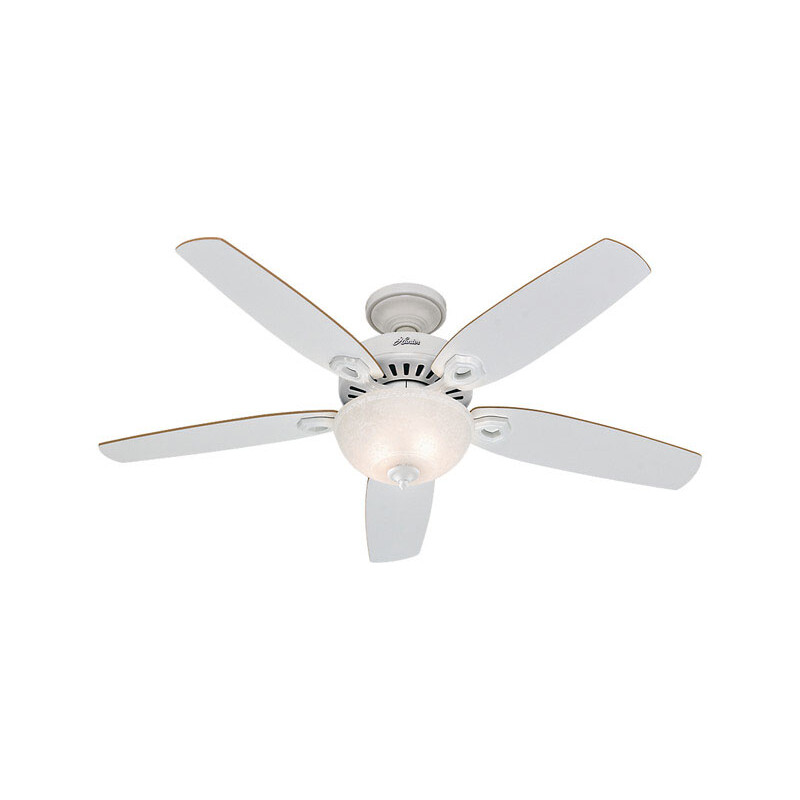 Hunter Fan Builder Deluxe Ceiling Fan 52 in. W White