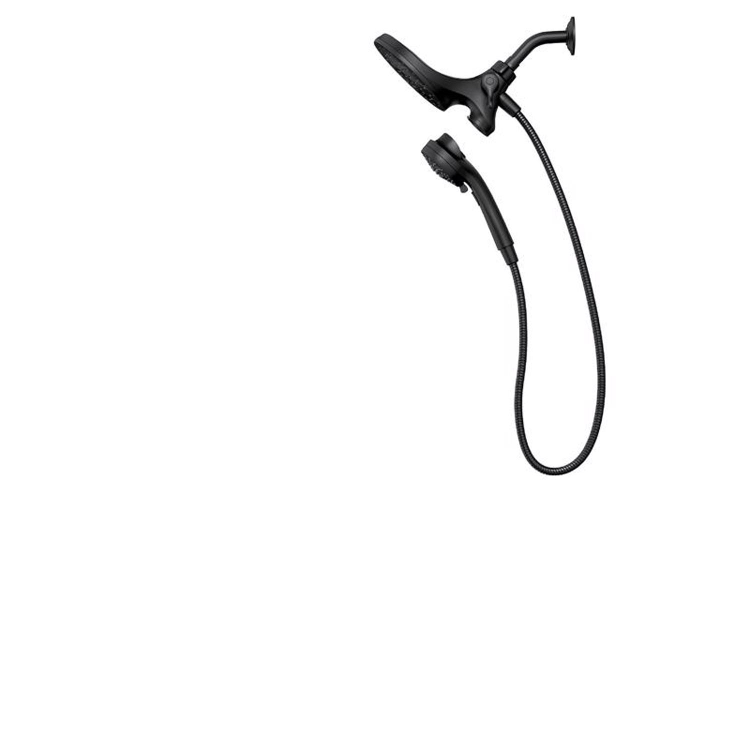 Moen Mikah 1-Handle Matte Black Tub and Shower Faucet