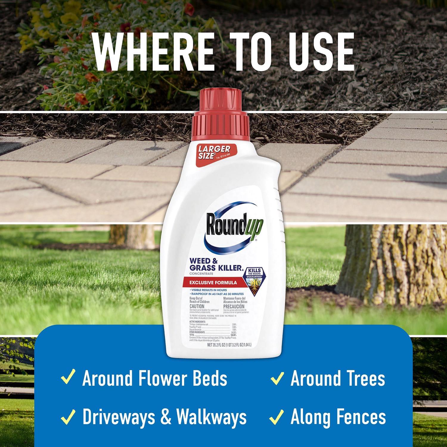 Roundup Weed and Grass Killer Concentrate 35.2 oz