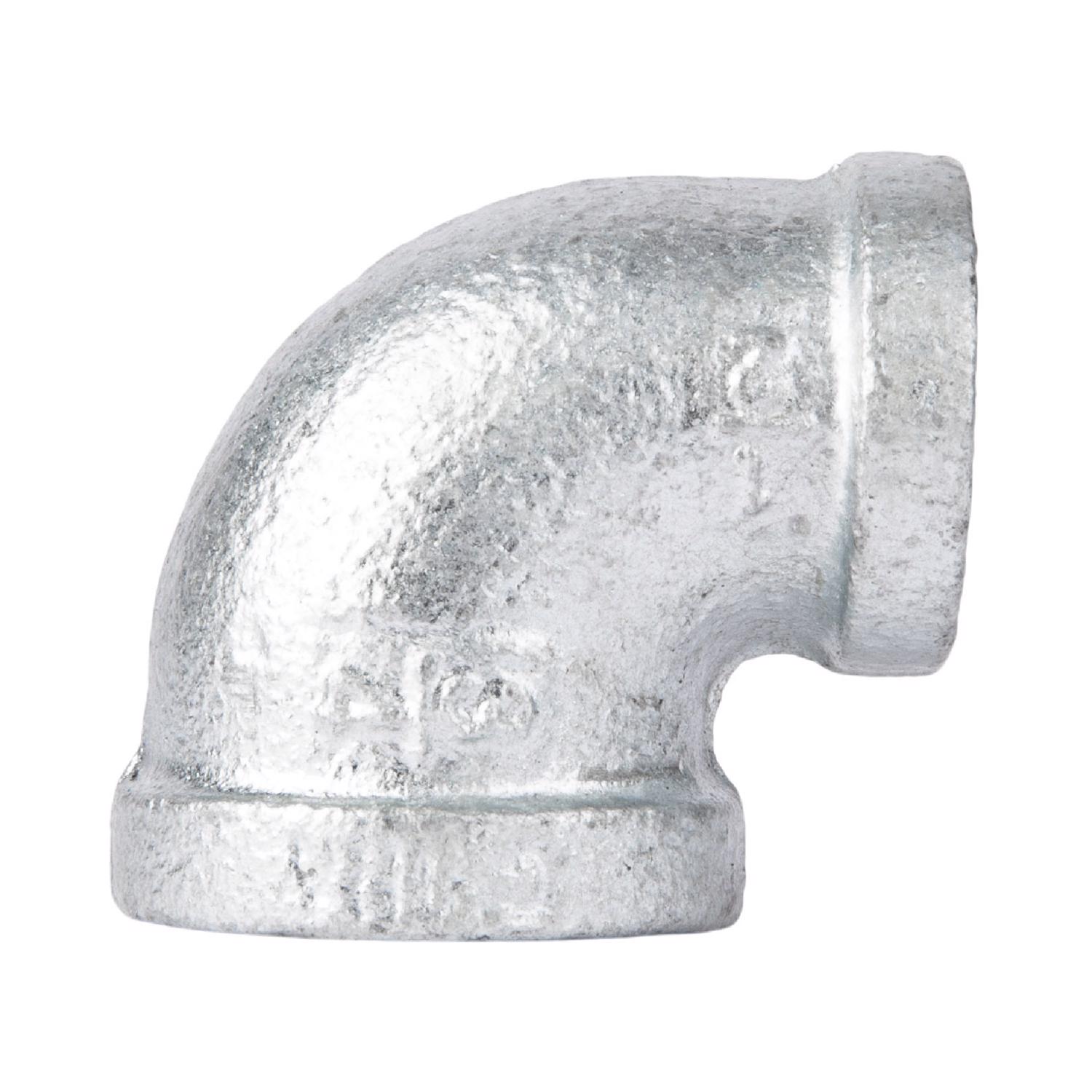 STZ Industries 3/4 in. FIP X 1/2 in. D FIP Galvanized Malleable Iron 90 degree Reducing Elbow