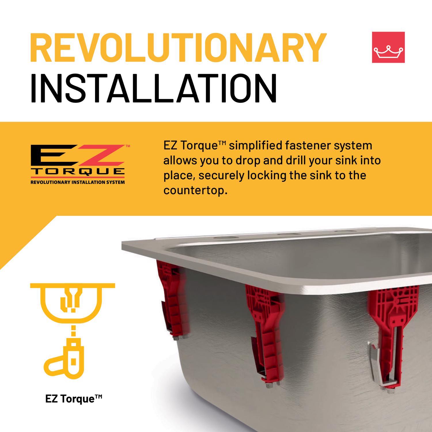 Kindred Creemore Stainless Steel Top Mount 15 in. W X 15 in. L Single Bowl Bar Sink