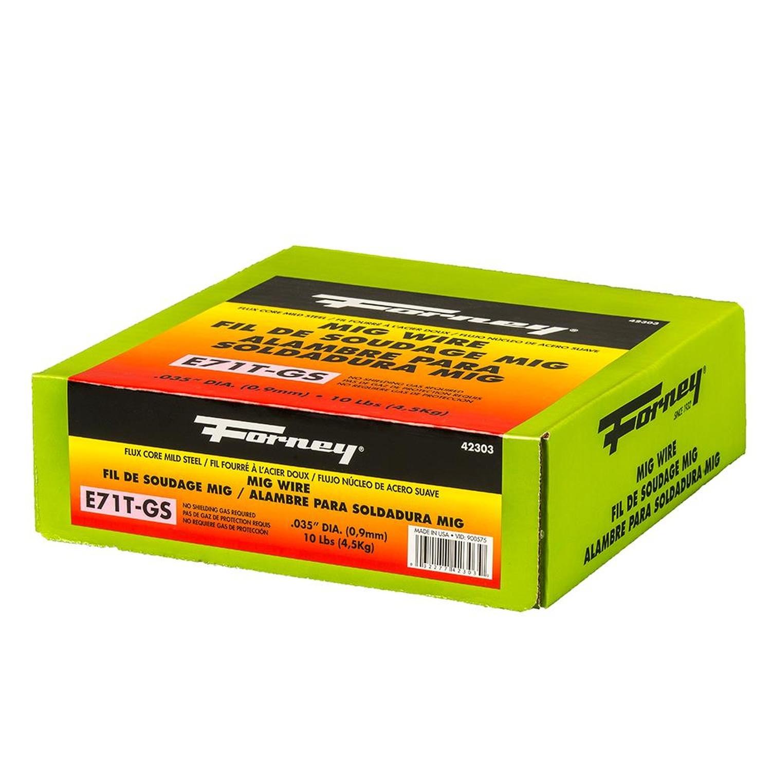 Forney 0.035 in. Mild Steel MIG Welding Wire 10 lb