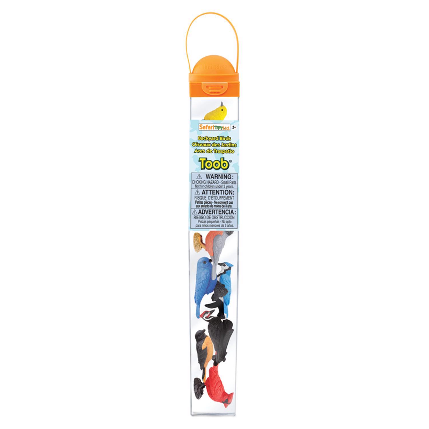 Safari Ltd. Toobs Backyard Birds Toys Assorted 7 pc