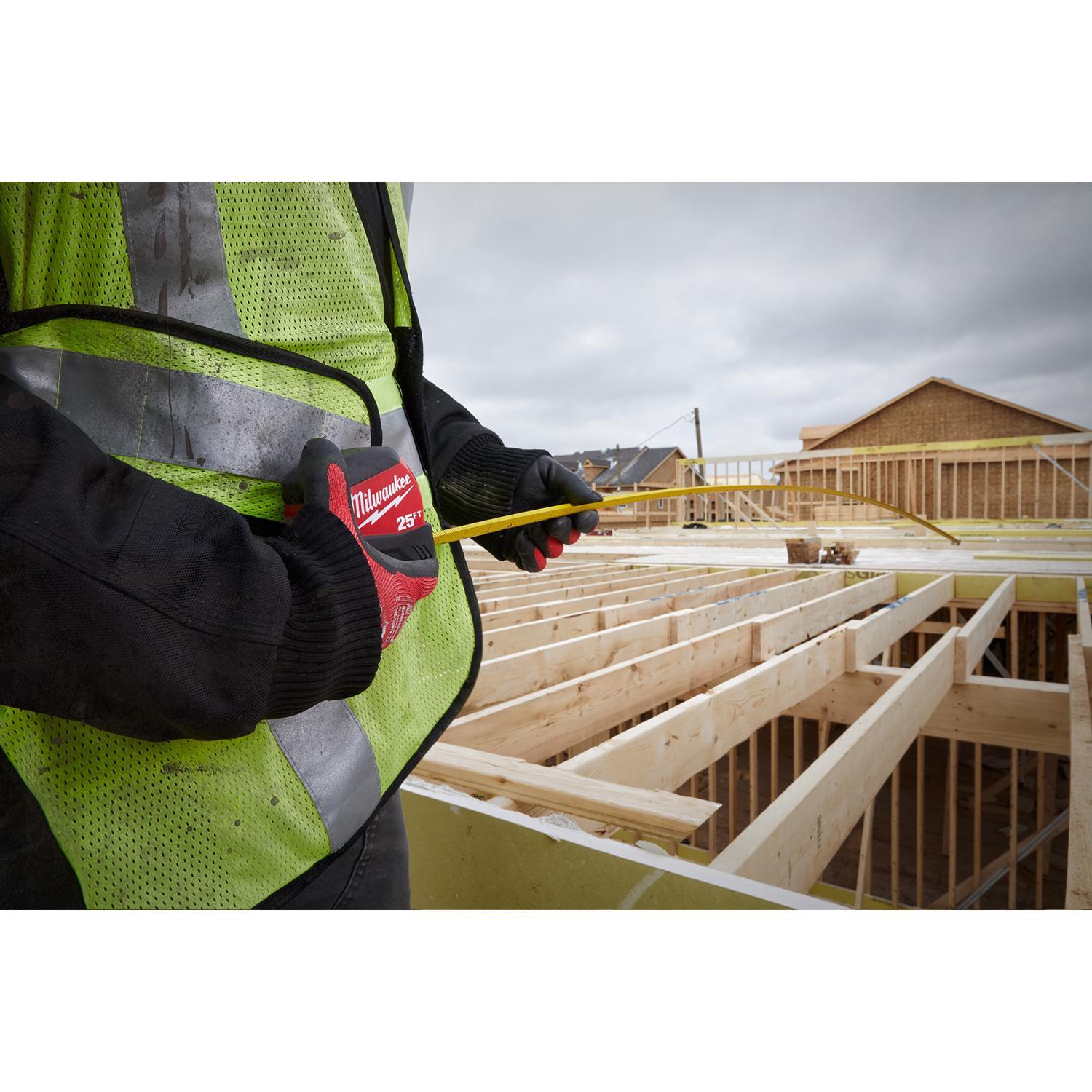 Milwaukee 25 ft. L X 1-1/8 in. W Compact Wide Blade Tape Measure 1 pk