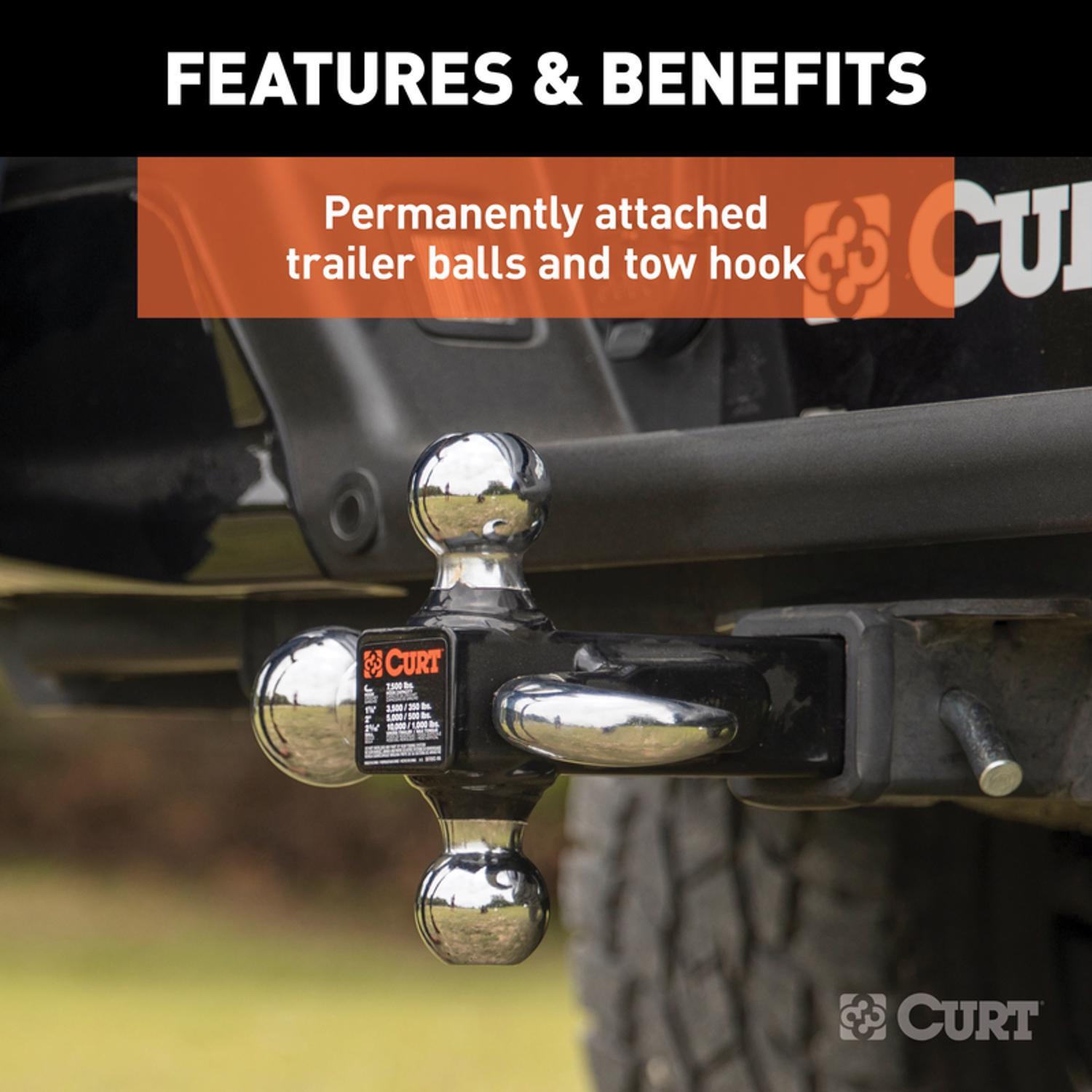 CURT Tri-Ball Mount